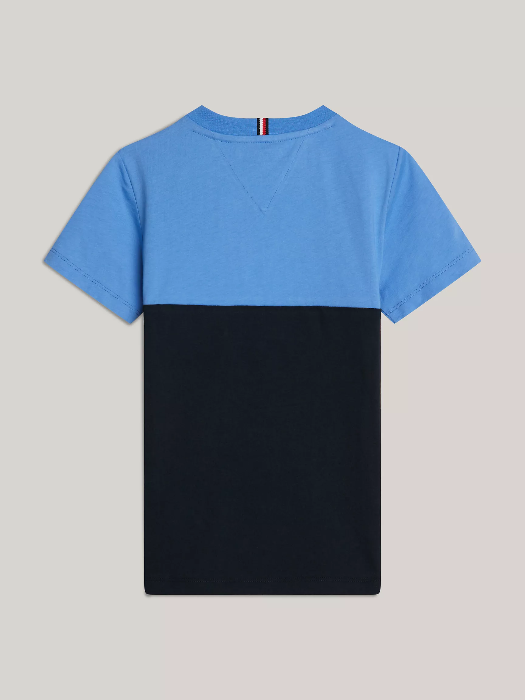 Футболка Tommy Hilfiger для мальчиков, Детская футболка Tommy с блоками цветов и логотипом