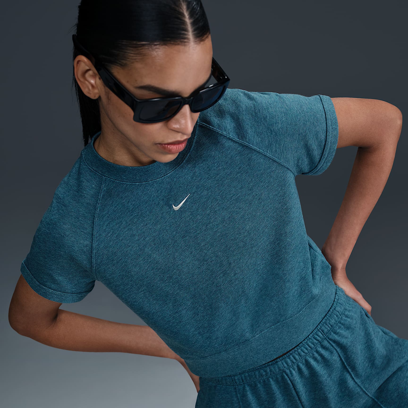 Nike Sportswear Chill Terry Women's Short-Sleeve French Terry Top