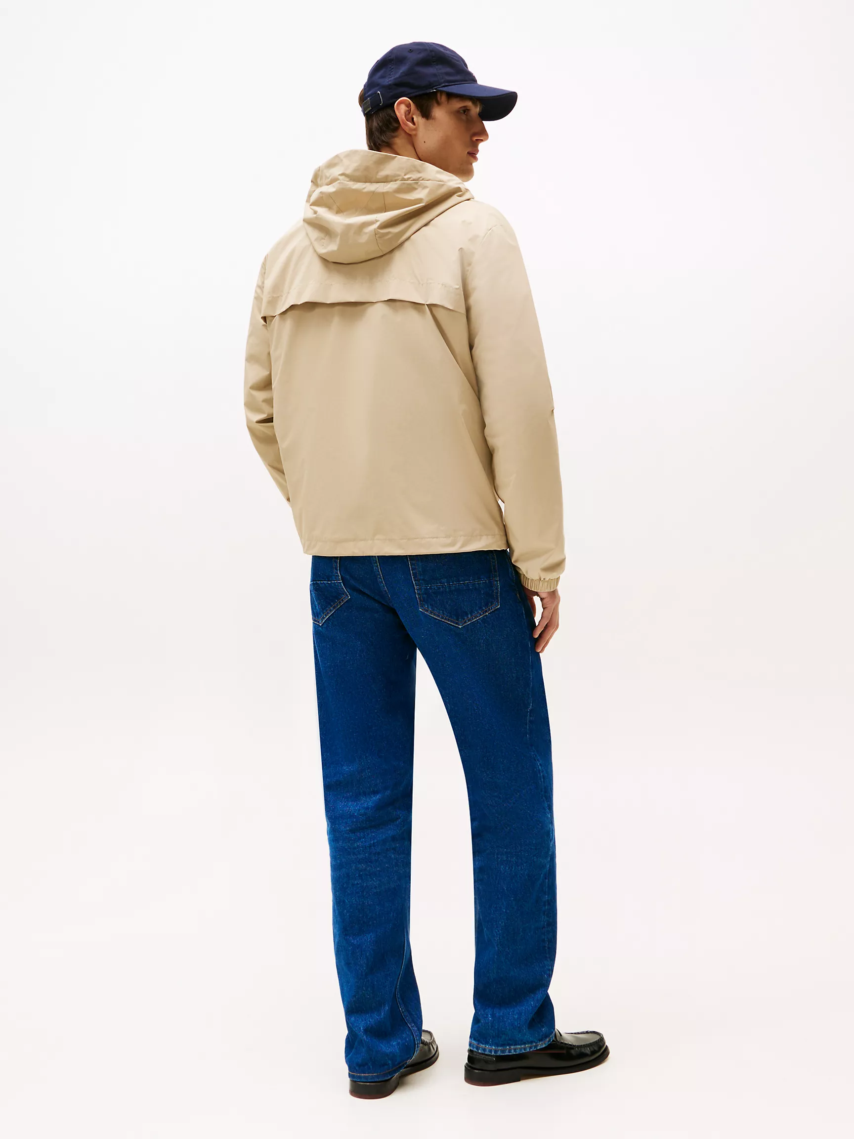 Мужская куртка Tommy Hilfiger, Ветровка с капюшоном и водоотталкивающим покрытием