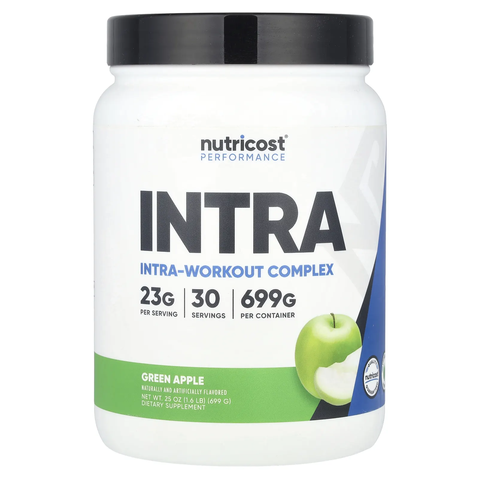 Nutricost, Performance, комплекс для тренировок, зеленое яблоко, 699 г (1,6 фунта)