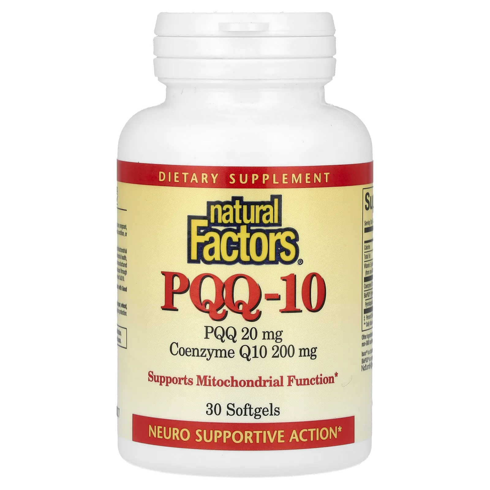 Natural Factors, PQQ-10, 30 капсул