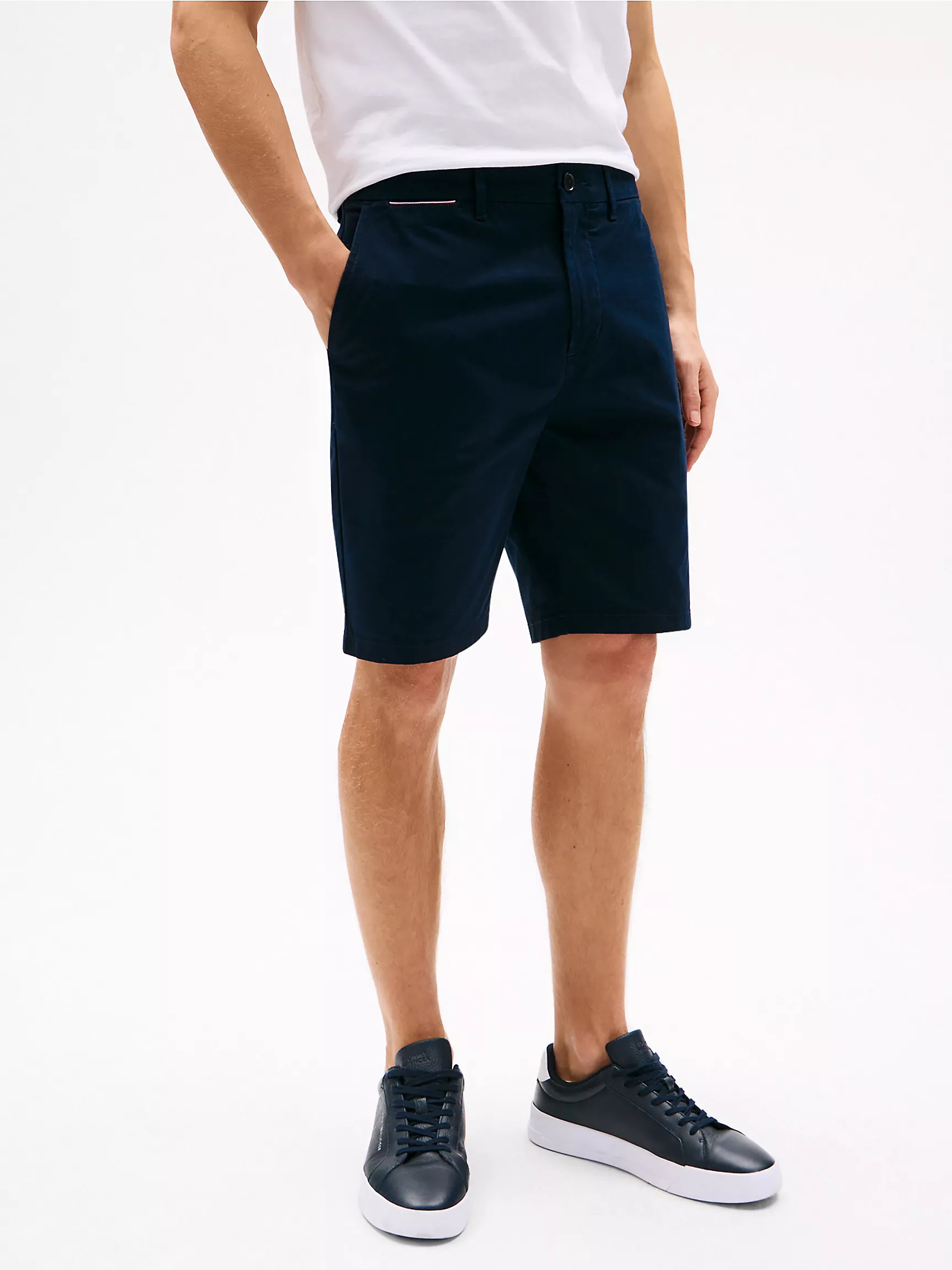 Мужские шорты Tommy Hilfiger, Комфортные эластичные шорты стандартного кроя (9 дюймов)