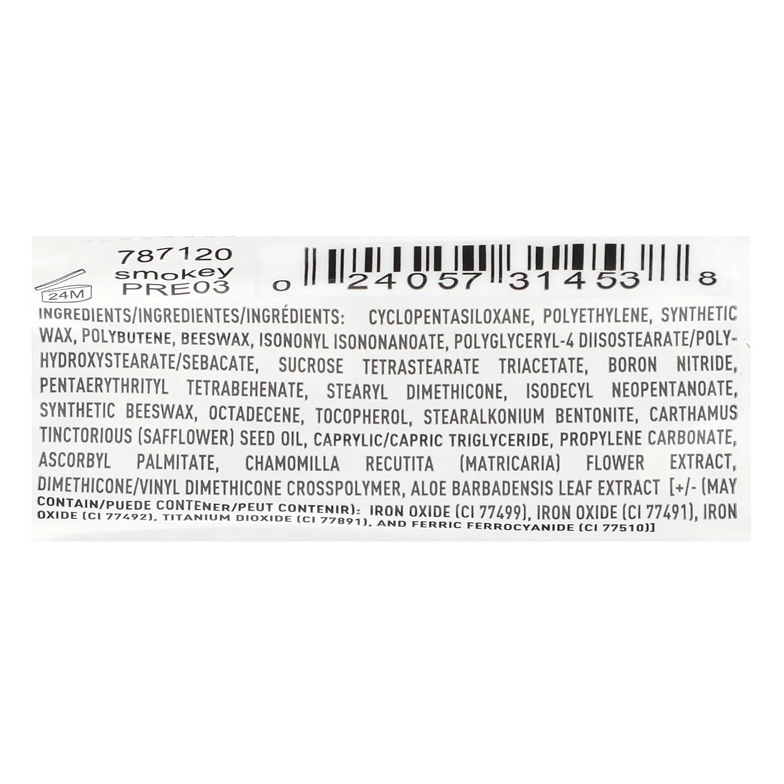 Palladio, водостойкая подводка для глаз, «Smoky PRE03», 0,28 г (0,01 унции)