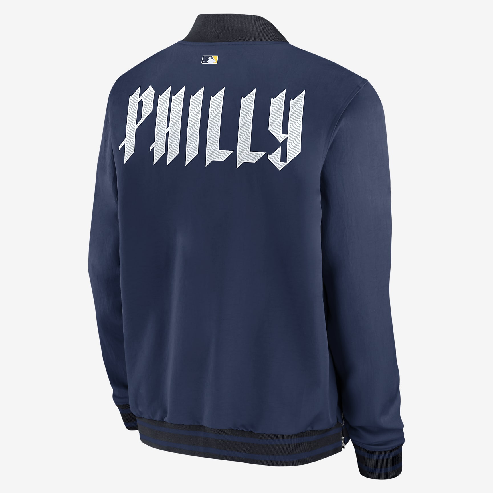 Philadelphia Phillies Authentic Collection City Connect Game Time Men's Nike MLB Full-Zip Bomber Jacket