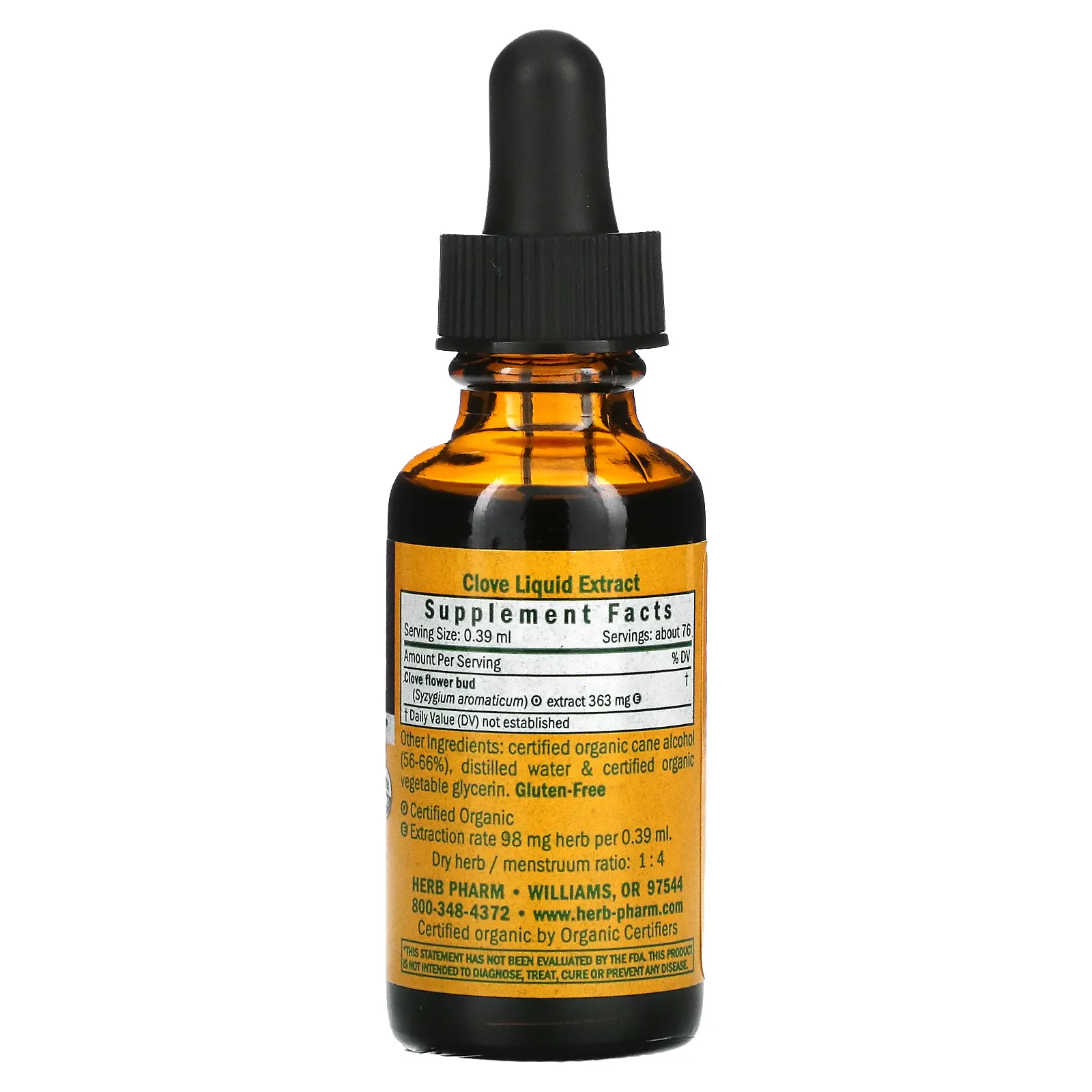 Herb Pharm, Гвоздика, сизигий ароматический, 30 мл (1 жидк. Унция)