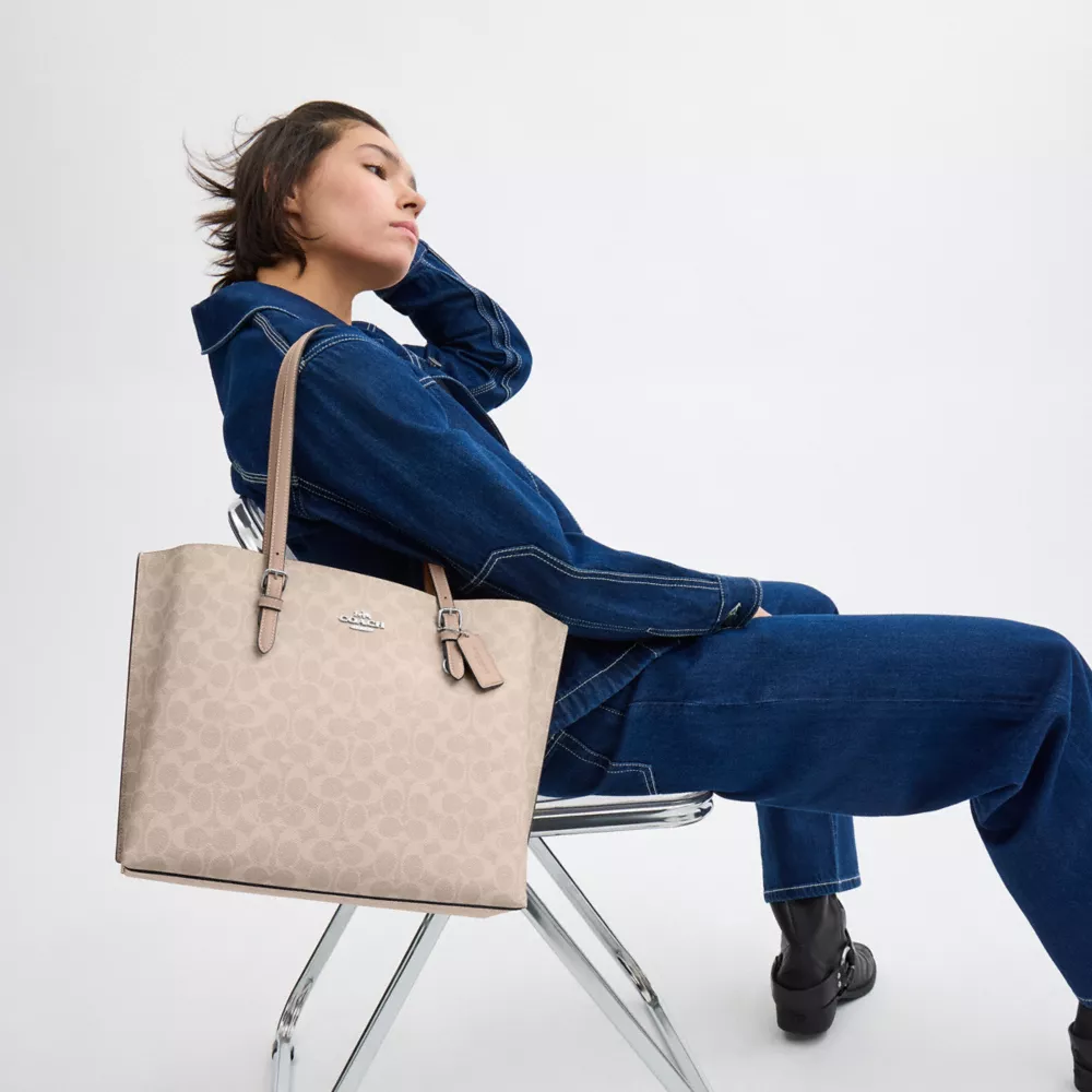 Сумка COACH Mollie Tote Bag In Signature Canvas
