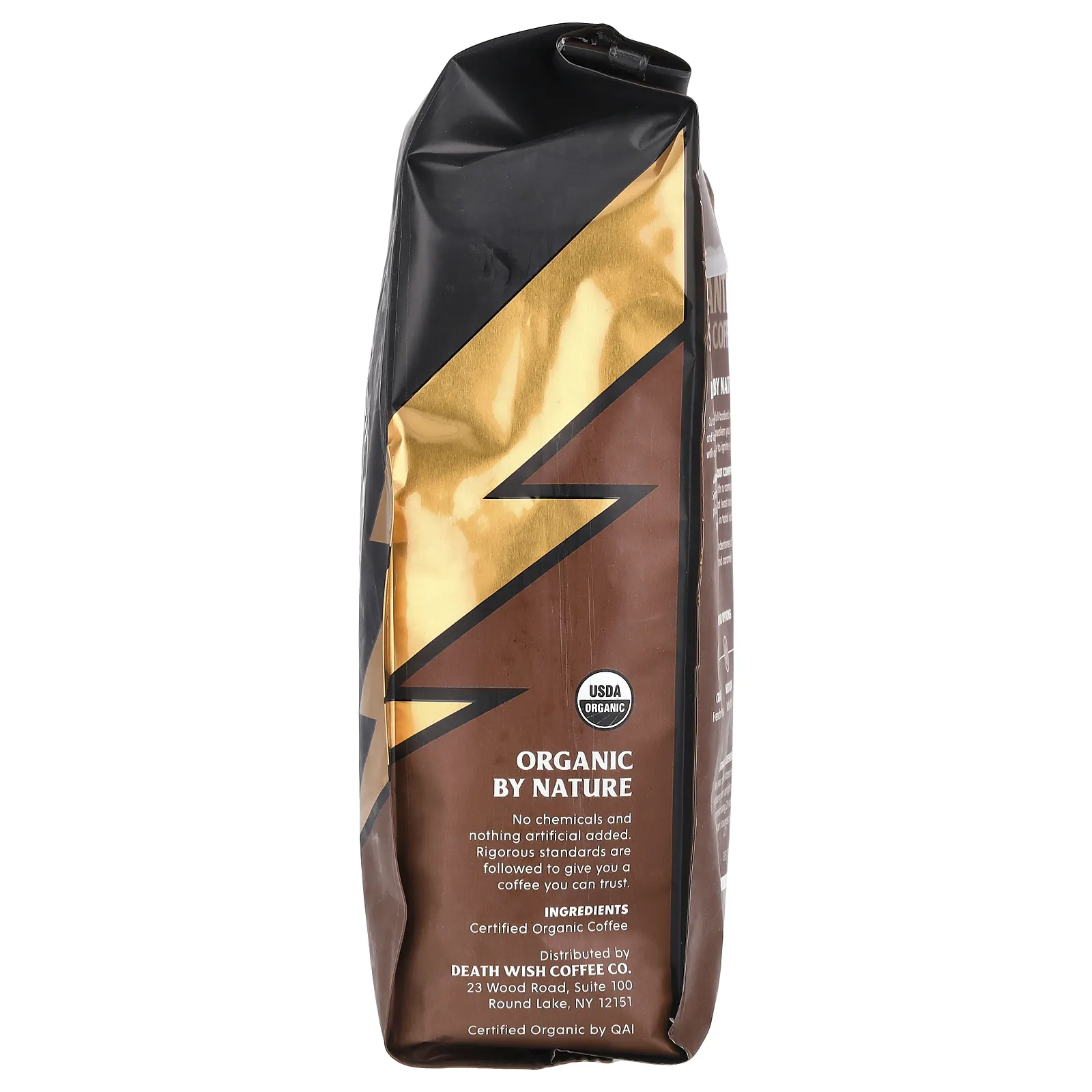 Death Wish Coffee, Цельные бобы, средней обжарки, 454 г (16 унций)