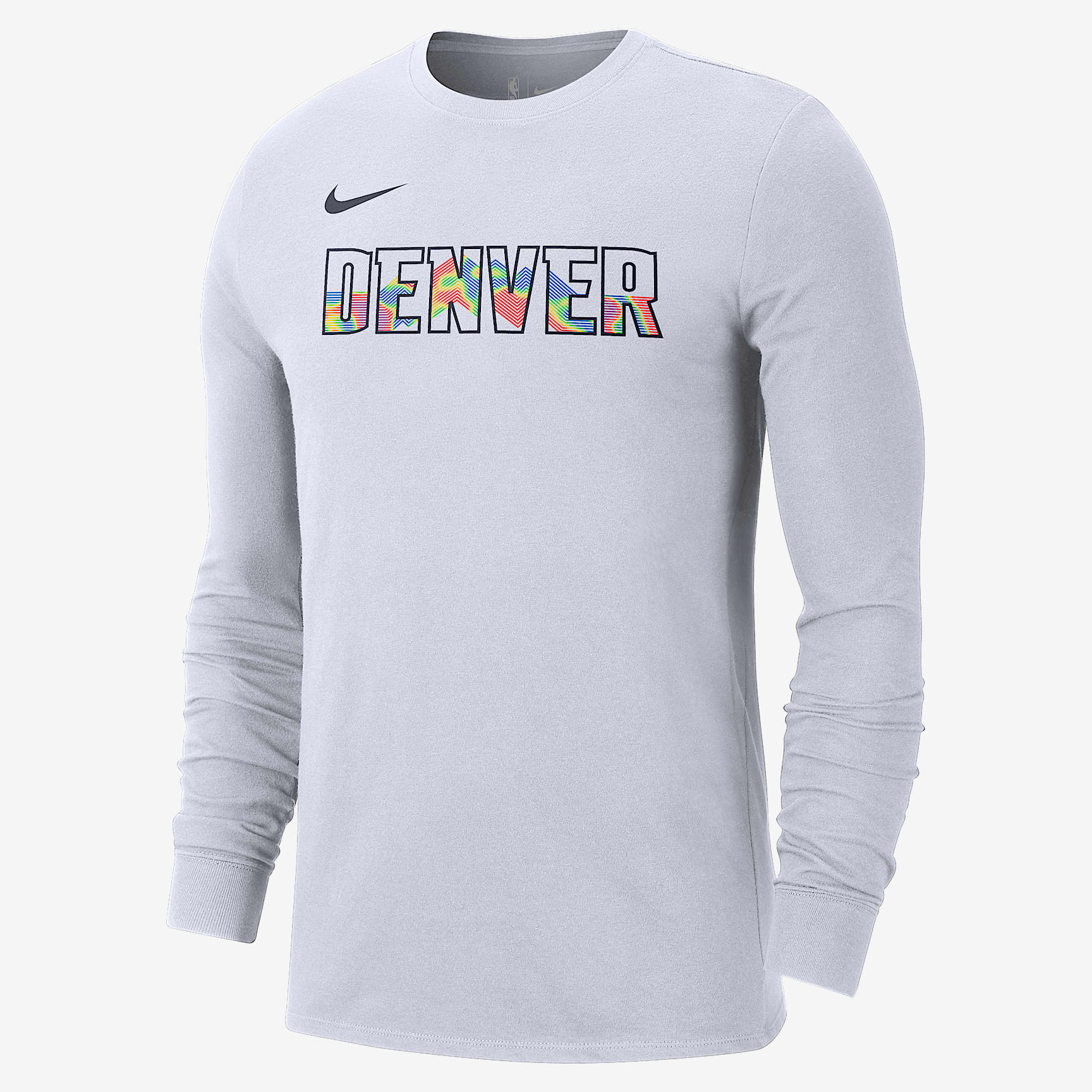 Denver Nuggets Essential City Edition Men's Nike NBA Long-Sleeve T-Shirt