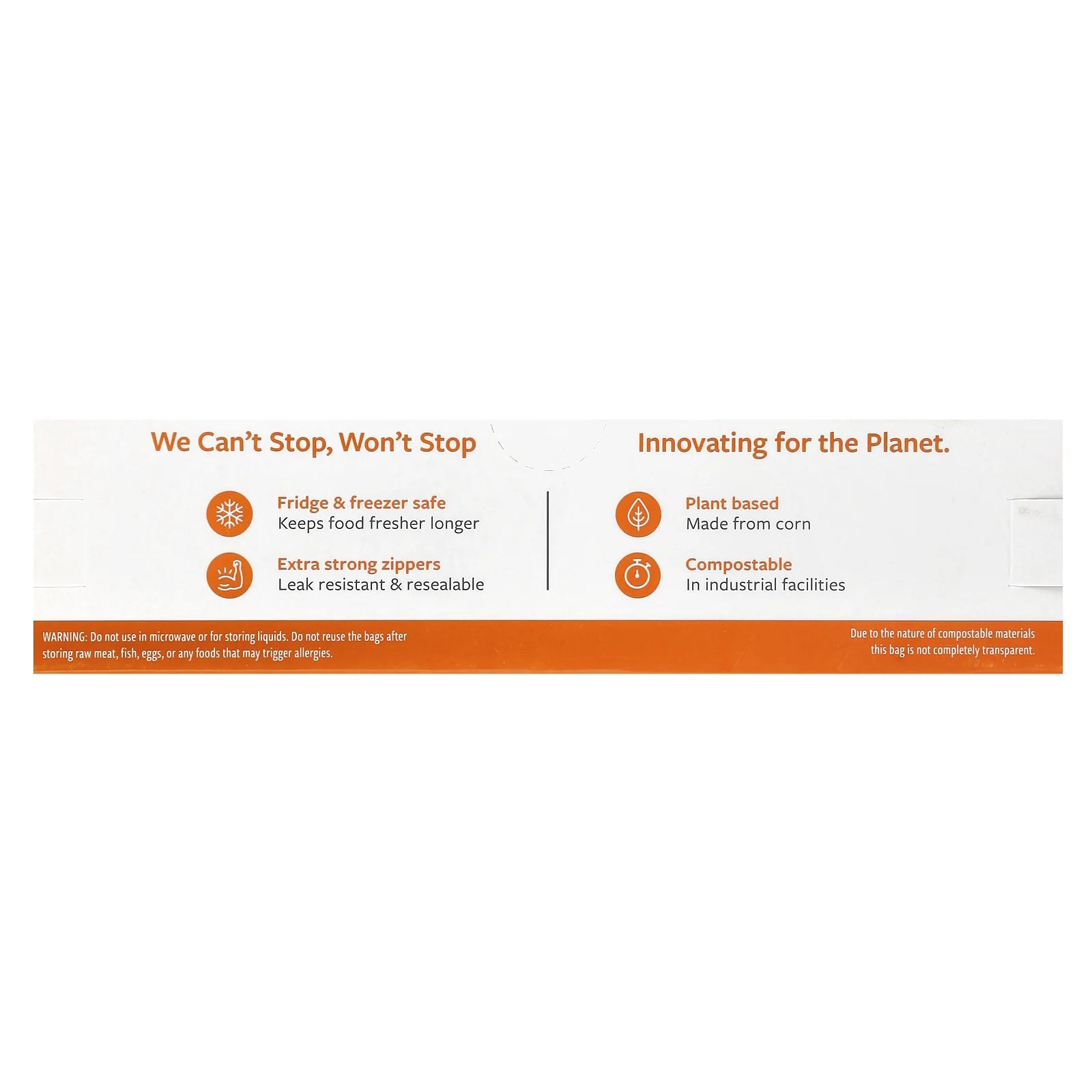 Full Circle, Компостируемые пакеты для снеков на молнии, 25 пакетиков