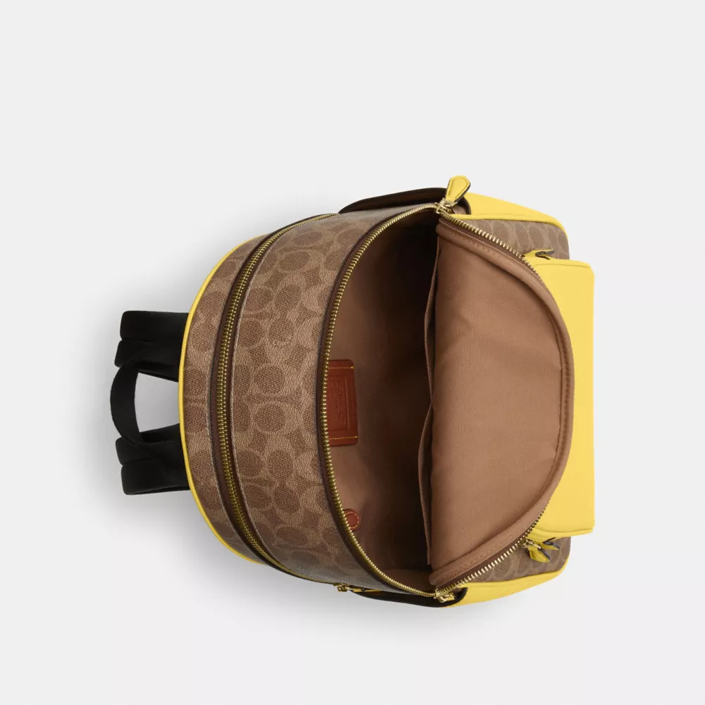 Рюкзак COACH Court Backpack In Signature Canvas