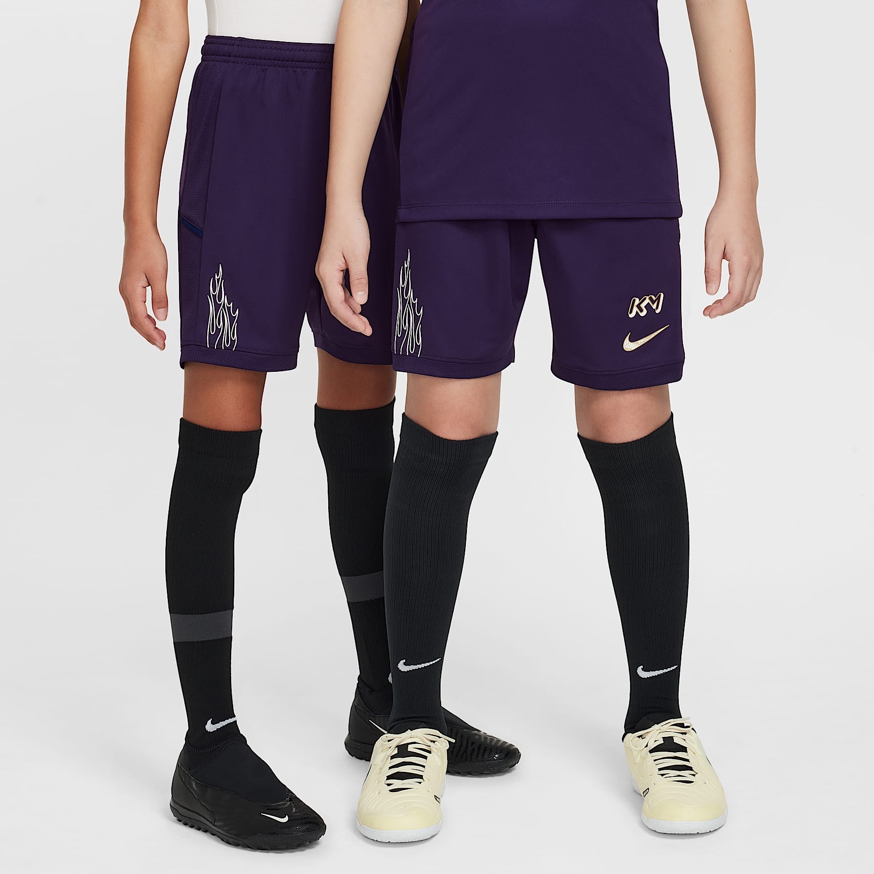 Kylian Mbappé Academy Big Kids' Dri-FIT Soccer Shorts