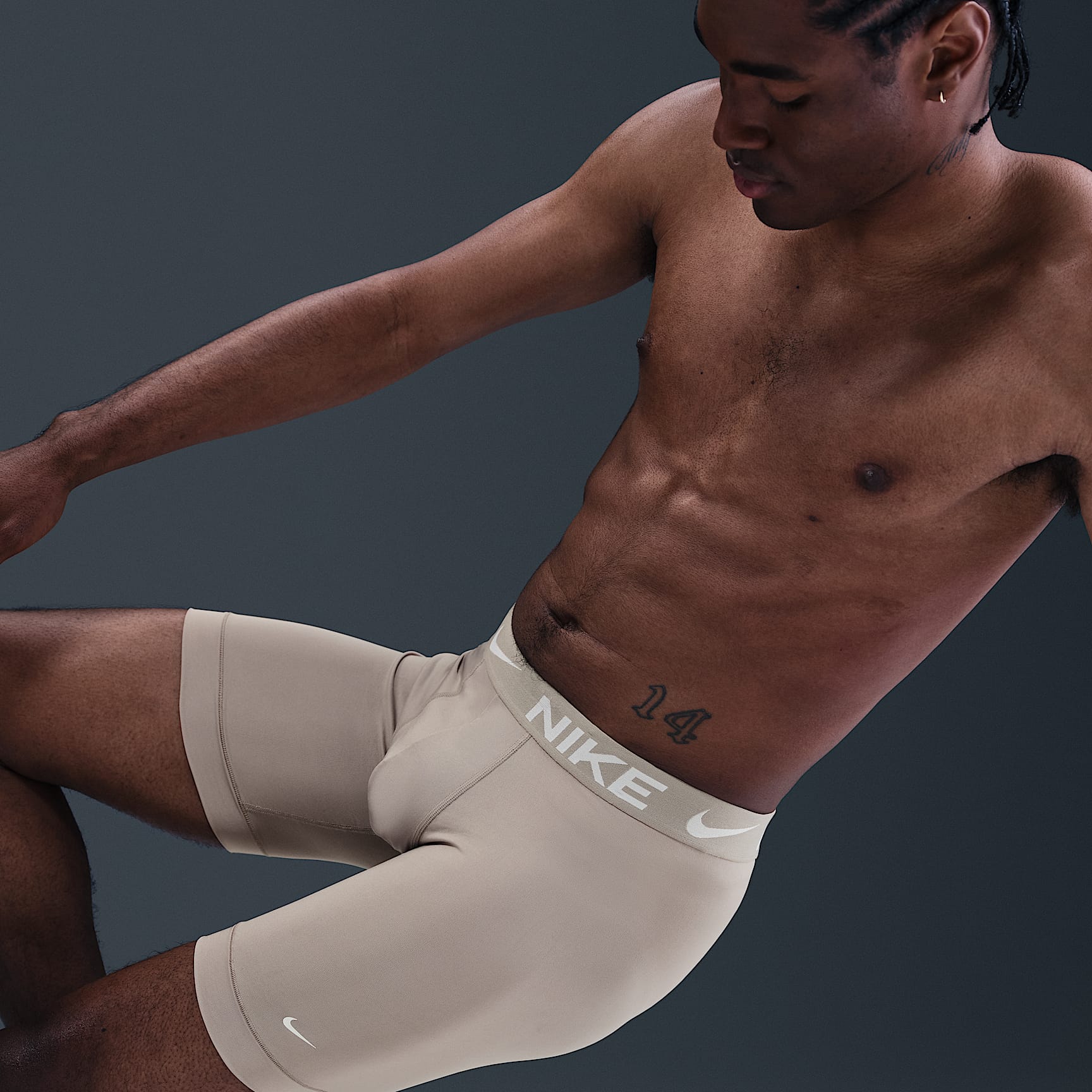 Nike Dri-FIT Essential Micro Long Boxer Briefs (3-Pack)