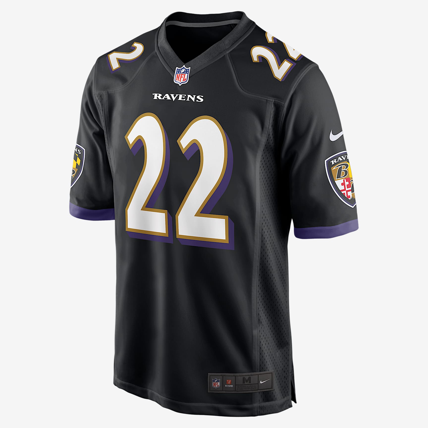 Derrick Henry Baltimore Ravens Men's Nike NFL Game Jersey