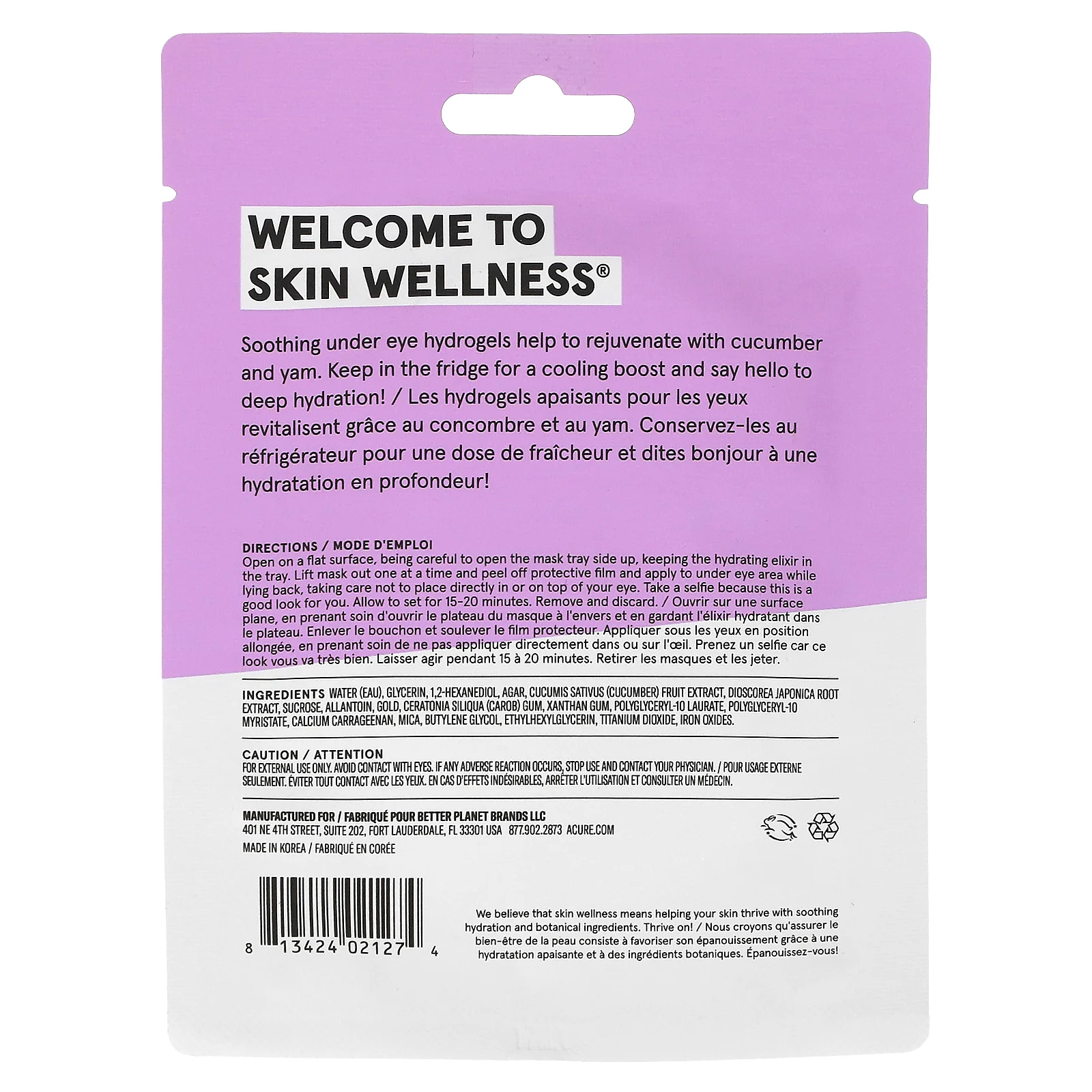 ACURE, Radically Rejuvenating, гидрогели под глазами, 2 одноразовых геля для глаз, 0,14 жидк. Унции (4 унции)