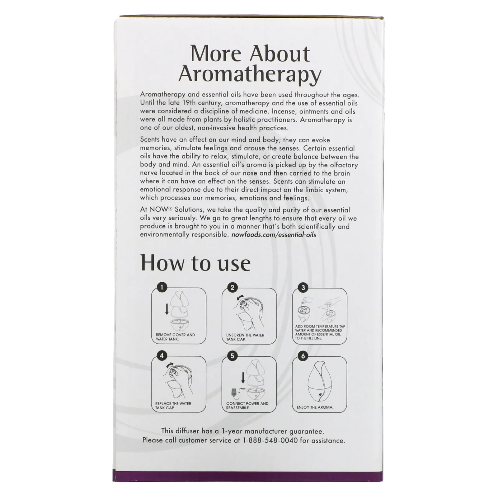 NOW Foods, Solutions, ультразвуковой диффузор из искусственного дерева, 1 шт.