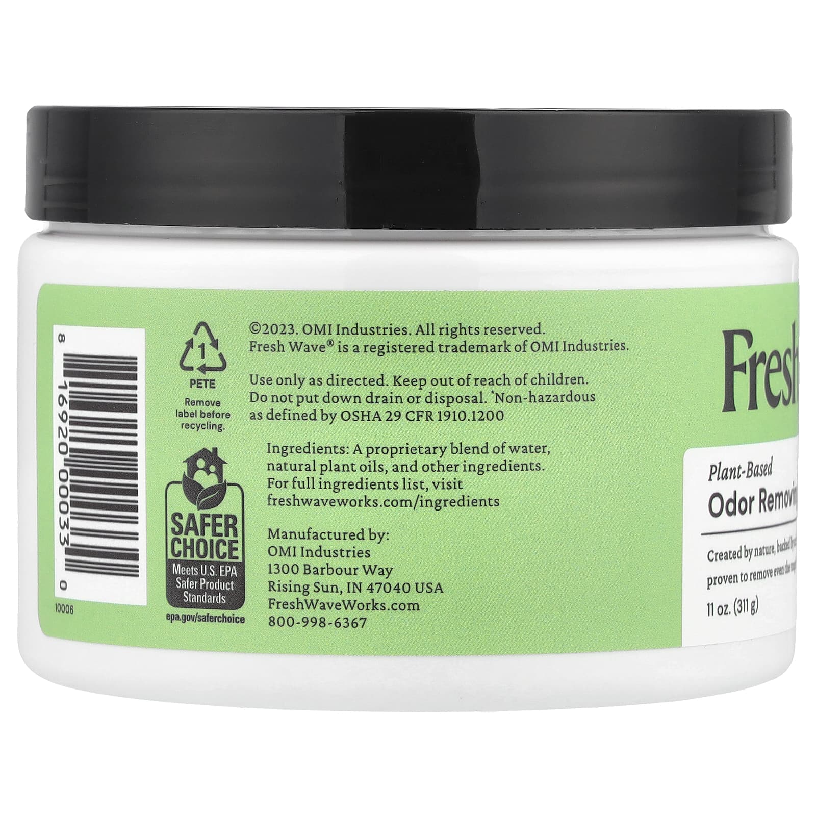 Fresh Wave, Гель для устранения запаха на растительной основе, 311 г (11 унций)