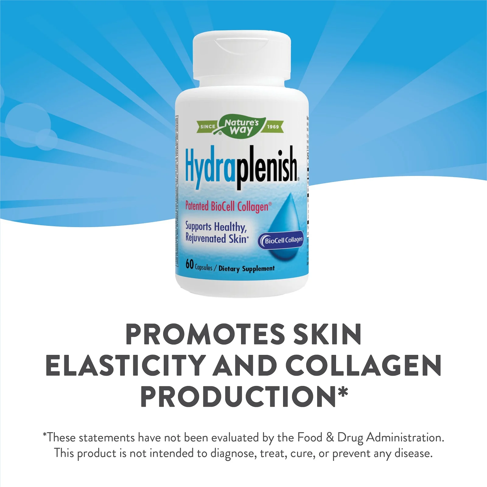 Nature's Way, Hydraplenish, 60 капсул
