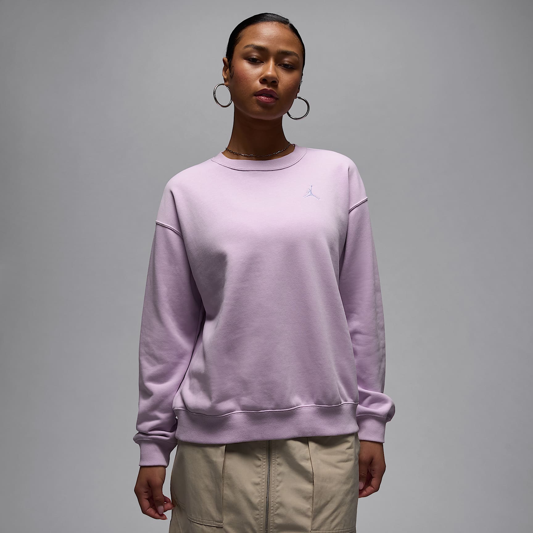 Jordan Brooklyn Fleece Women's French Terry Crew-Neck Sweatshirt