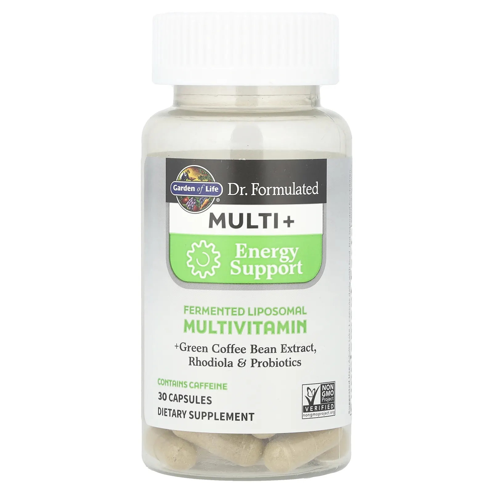 Garden of Life, Компания Dr. Formated Multi +, Energy Support, 30 капсул