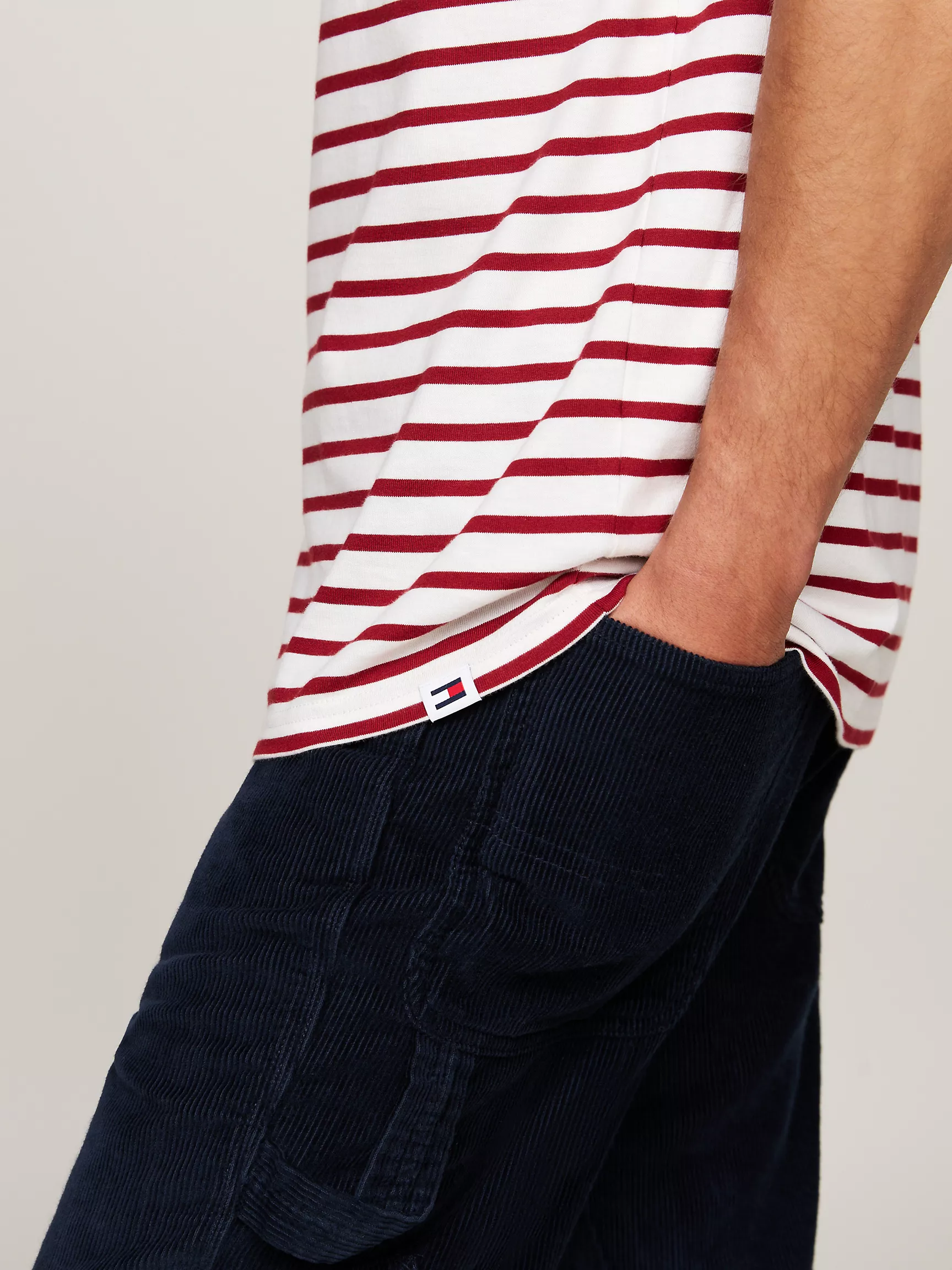 Мужская футболка Tommy Hilfiger, Морская полосатая футболка TJ