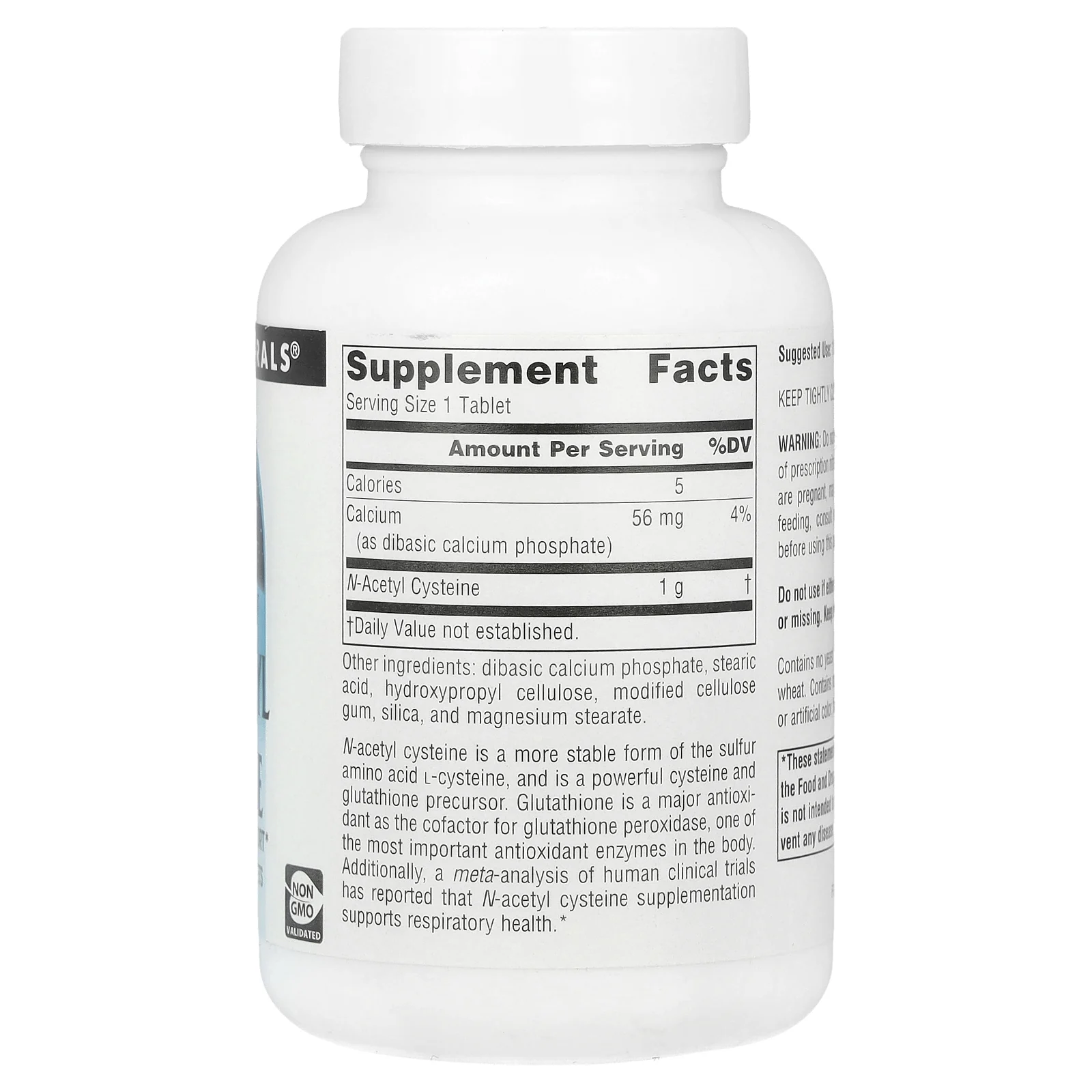 Source Naturals, N-ацетилцистеин, 1000 мг, 60 таблеток