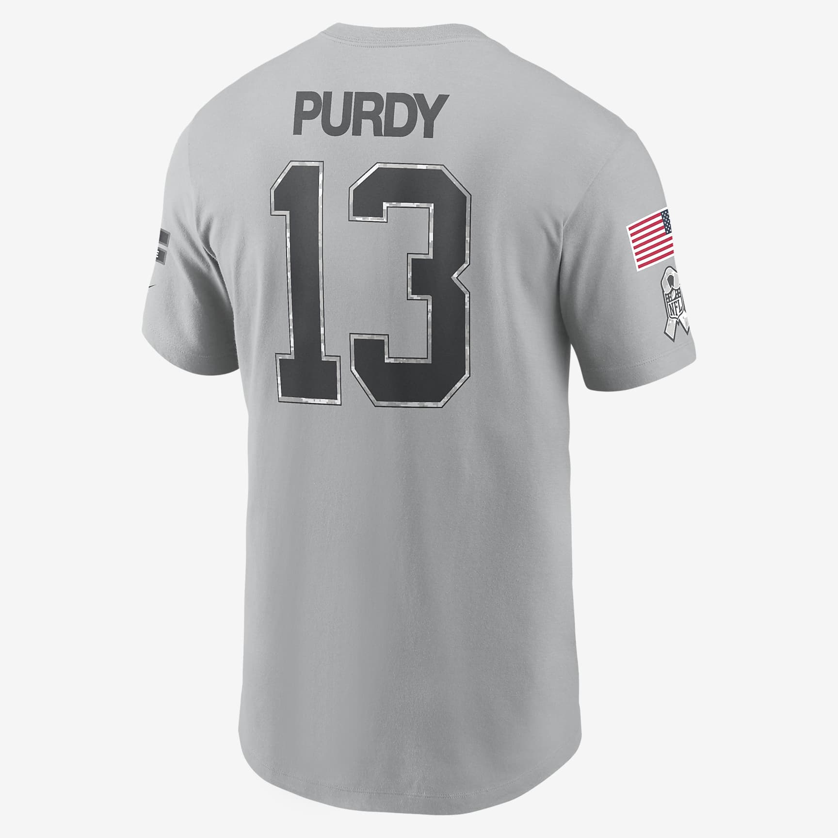 Brock Purdy San Francisco 49ers Salute to Service Men's Nike NFL T-Shirt