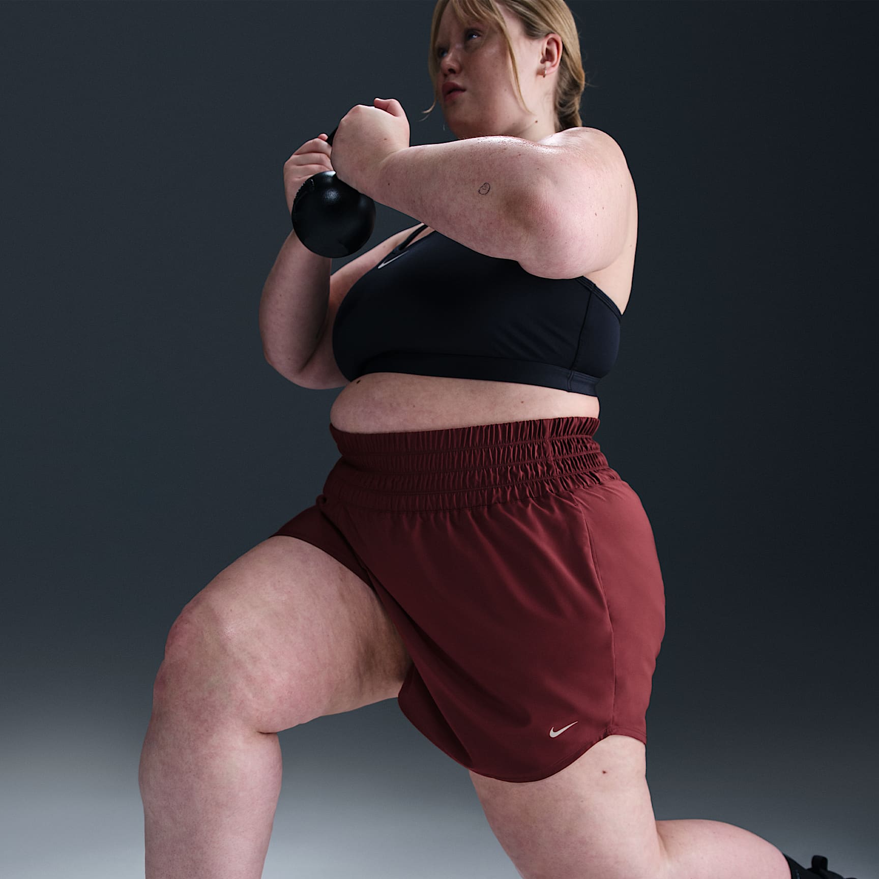 Nike Dri-FIT One Women's Ultra High-Waisted 3" Brief-Lined Shorts (Plus Size)