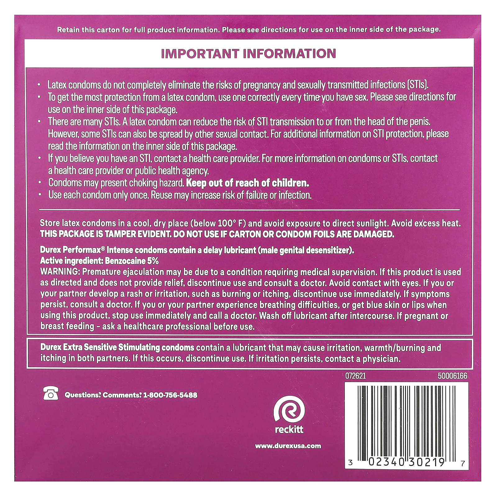 Durex, Pleasure Pack, Regular Fit, 24 латексных презерватива