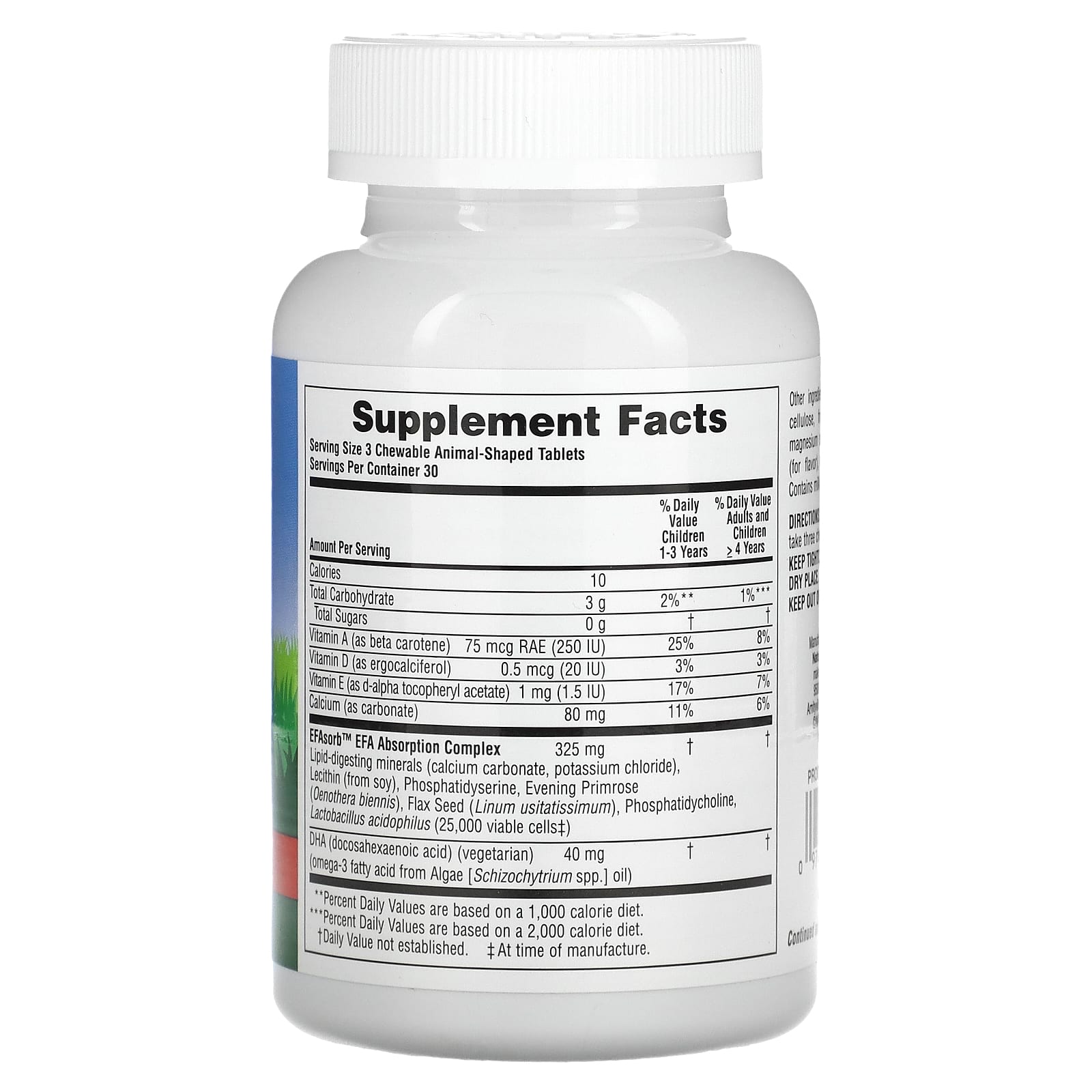 NaturesPlus, Source of Life, Animal Parade, ДГК для детей, детские жевательные таблетки, натуральный вишневый вкус, 90 таблеток в форме животных