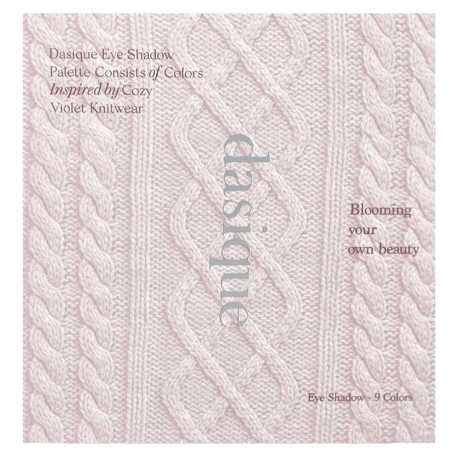 Dasique, Палитра теней для век, 16 фиолетовых вязанных волос, 1 шт.