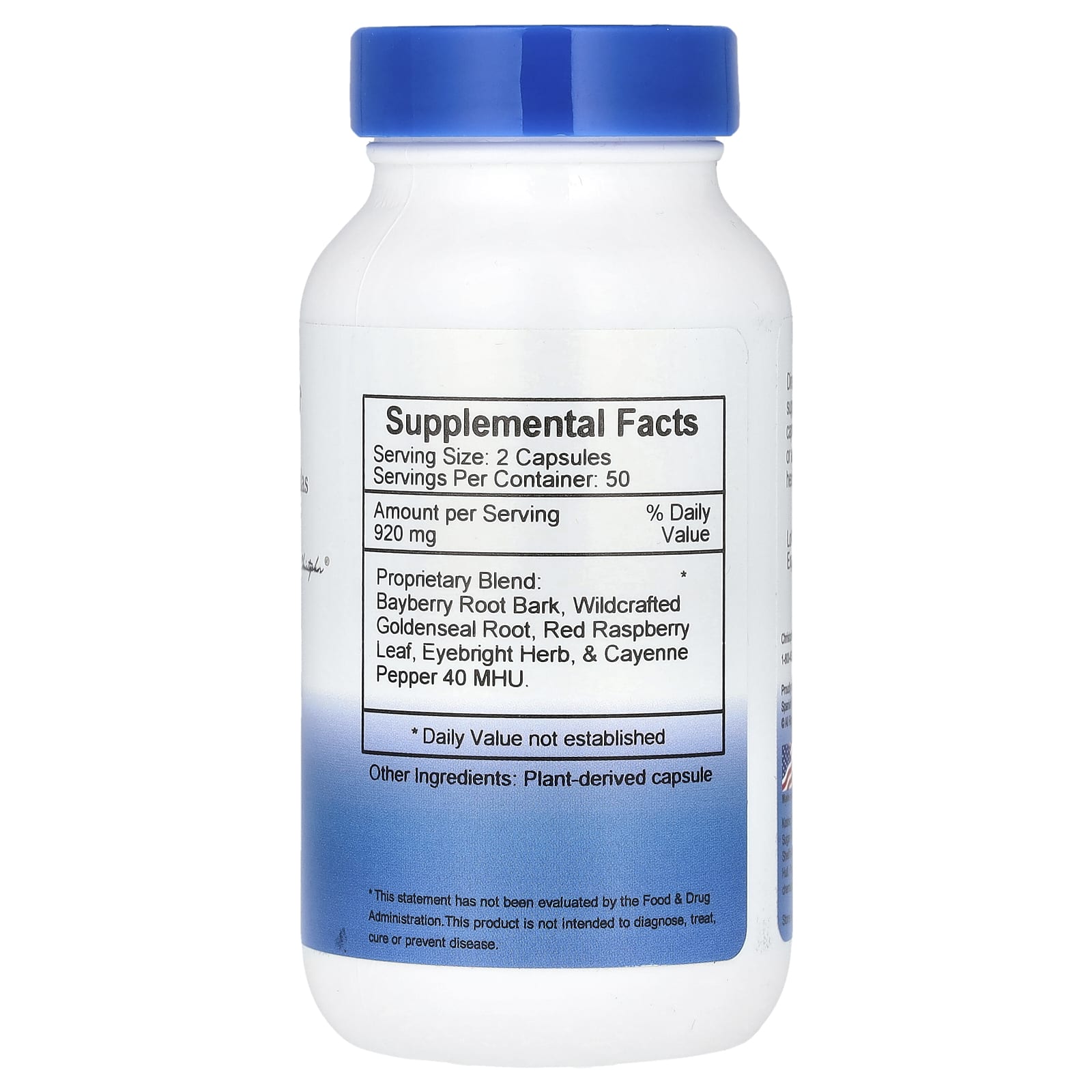 Christopher's Original Formulas, Травяная формула для глаз, 475 мг, 100 вегетарианских капсул