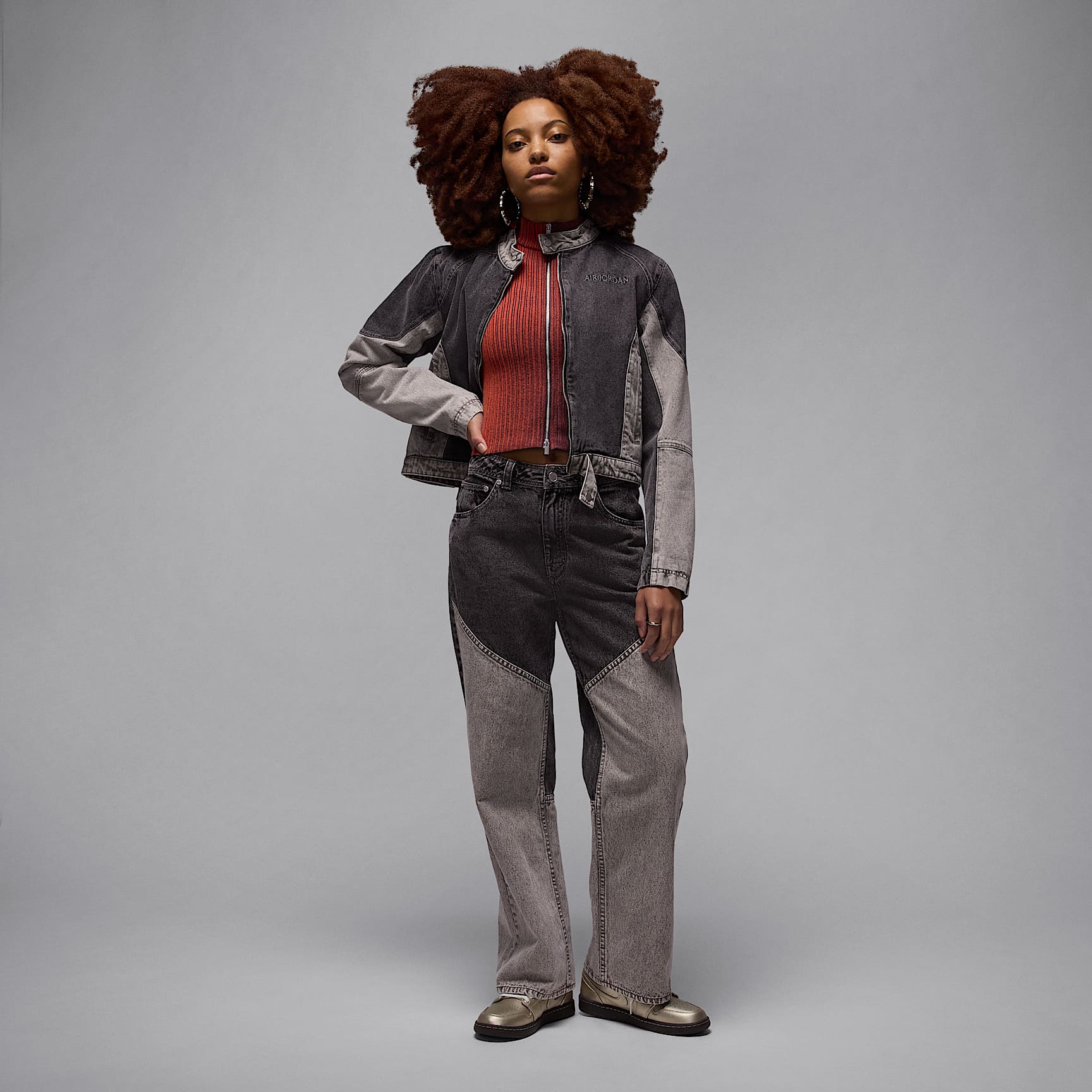 Air Jordan Women's Full-Zip Knit Top