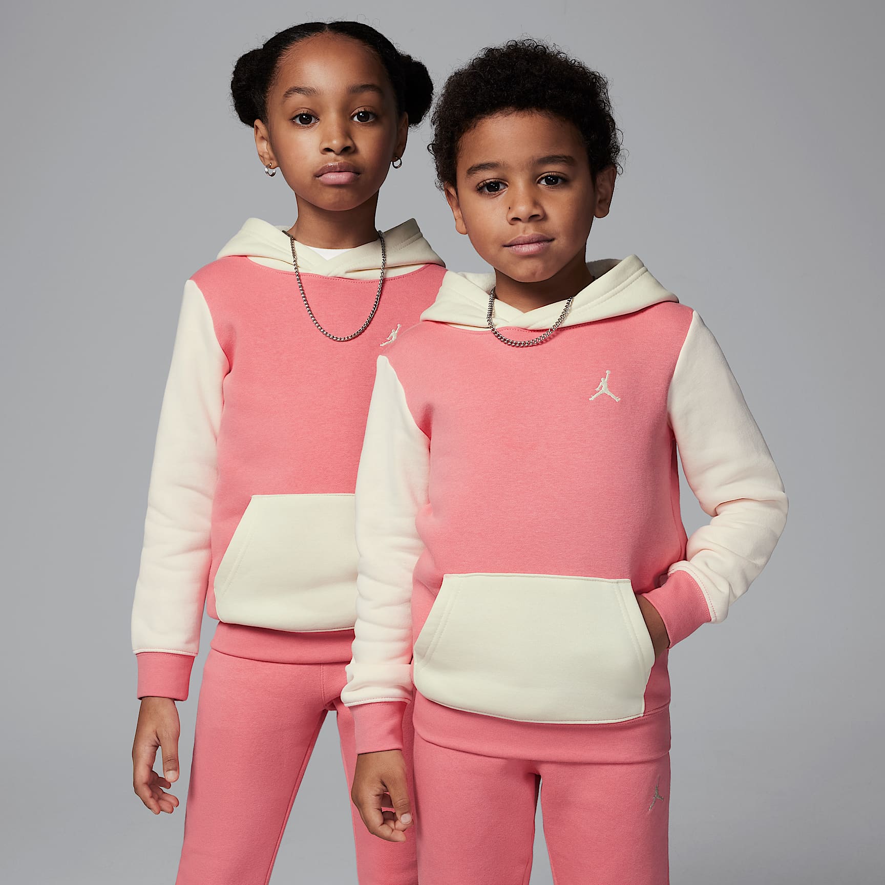 Jordan MJ Brooklyn Fleece Little Kids' 2-Piece Pullover Hoodie Set