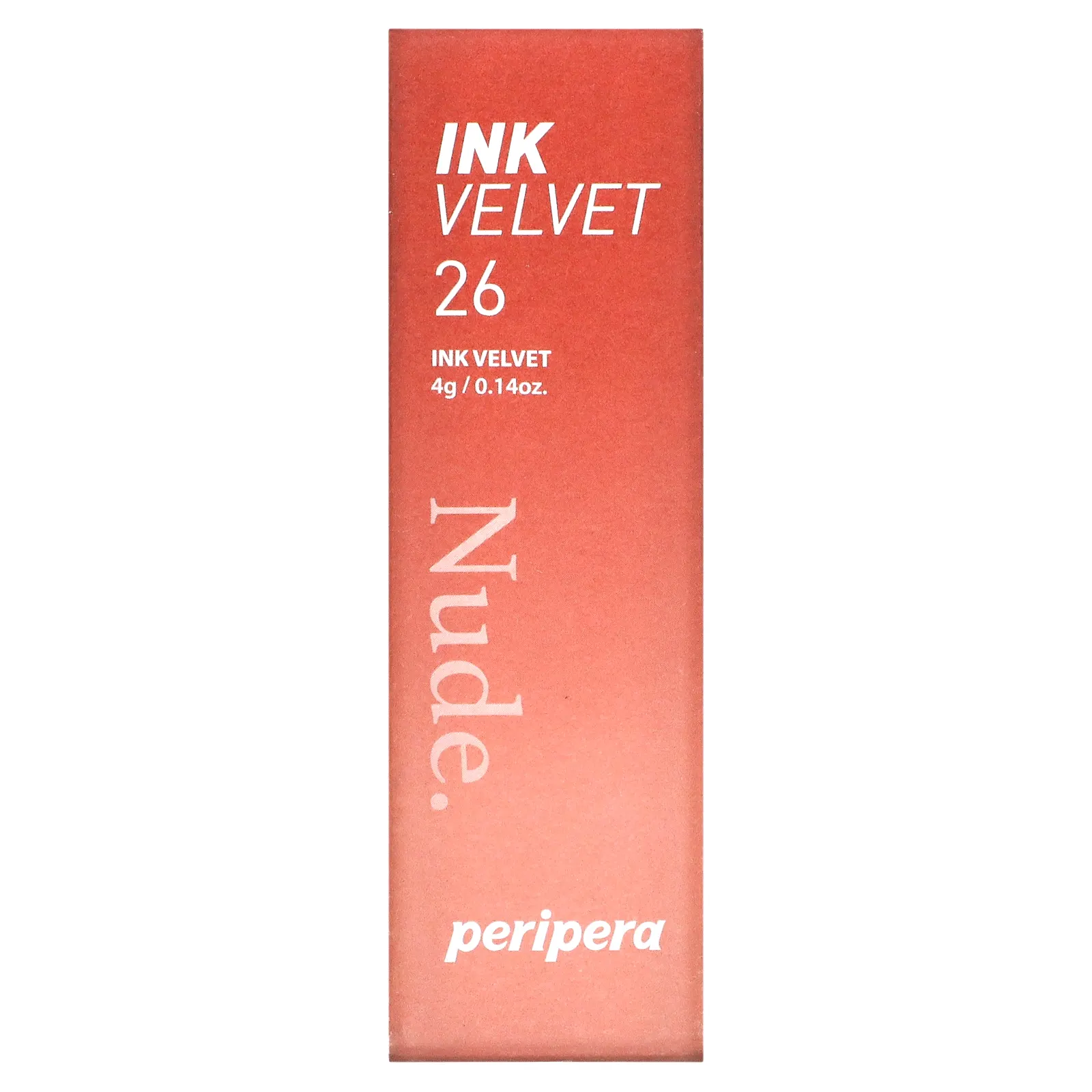 Peripera, Ink Velvet, тинт для губ, оттенок 26 Well-Made Nude, 4 г (0,14 унции)