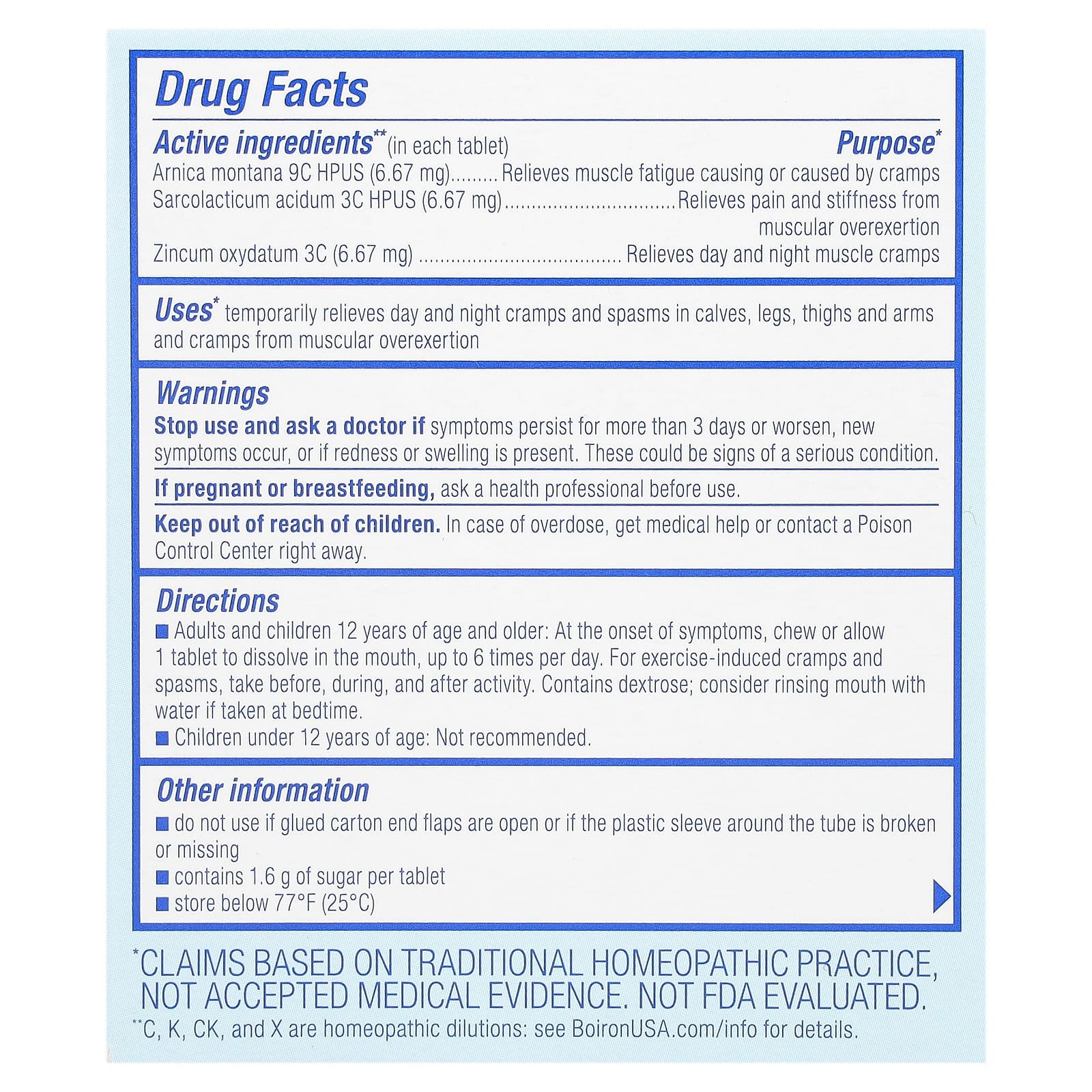 Boiron, Arnicare, средство от судорог в ногах, лимон, 3 тюбика, 11 жевательных таблеток в тюбике