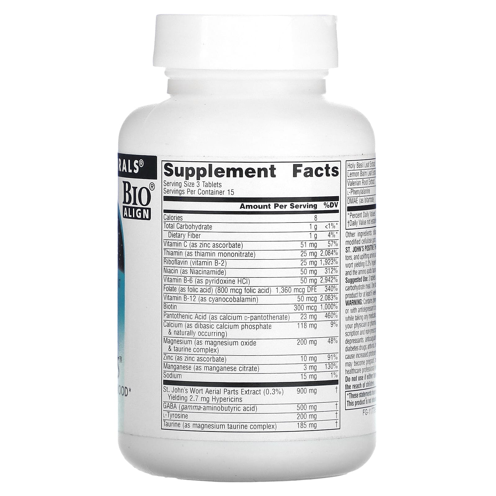 Source Naturals, St. John's Positive Thoughts, 45 таблеток