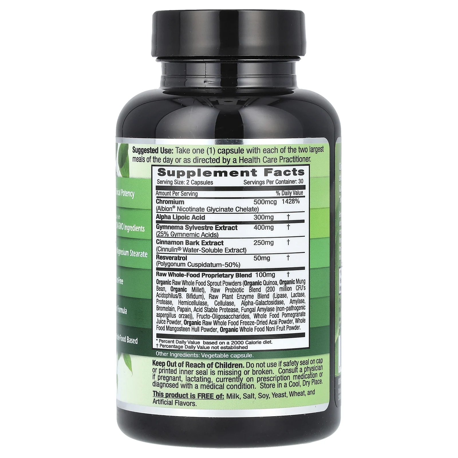 Emerald Laboratories, Blood Sugar Health, 60 растительных капсул