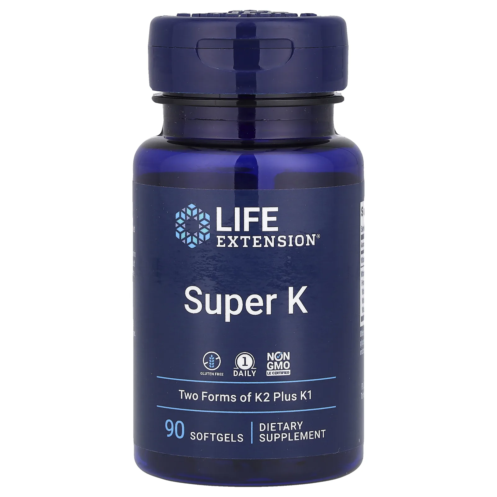 Life Extension, Продукт «Super K», 90 мягких желатиновых капсул