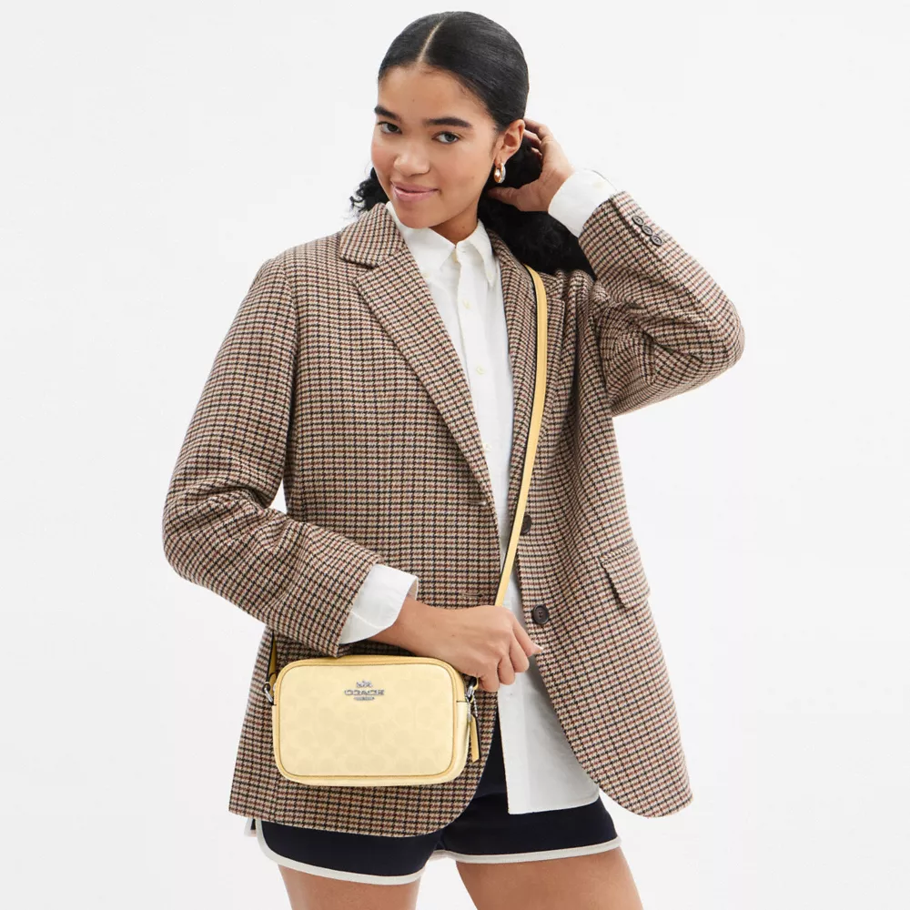 Сумка COACH Mini Jamie Camera Bag In Signature Canvas