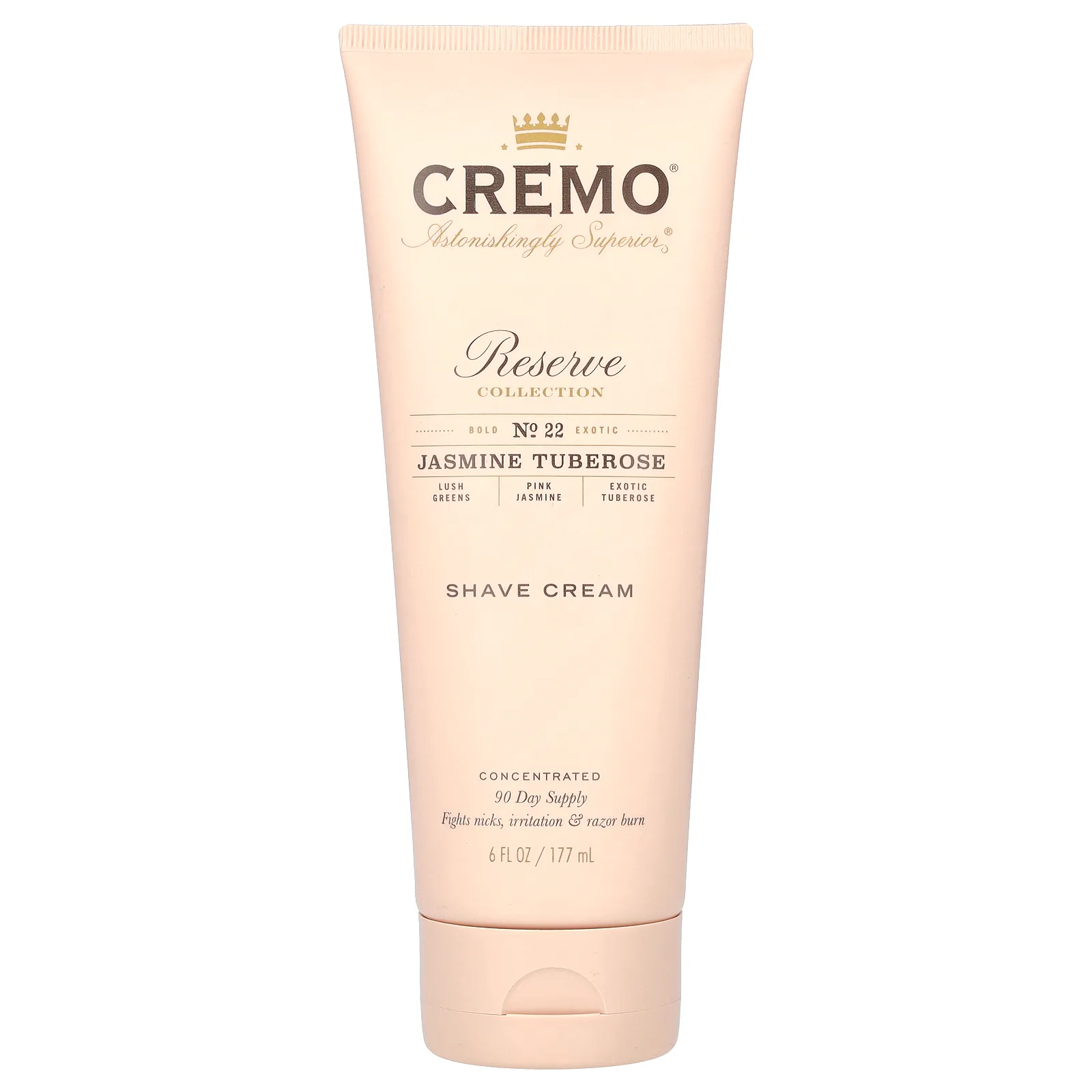 Cremo, Reserve Collection, крем для бритья, жасмин и тубероза, 177 мл (6 жидк. унций)