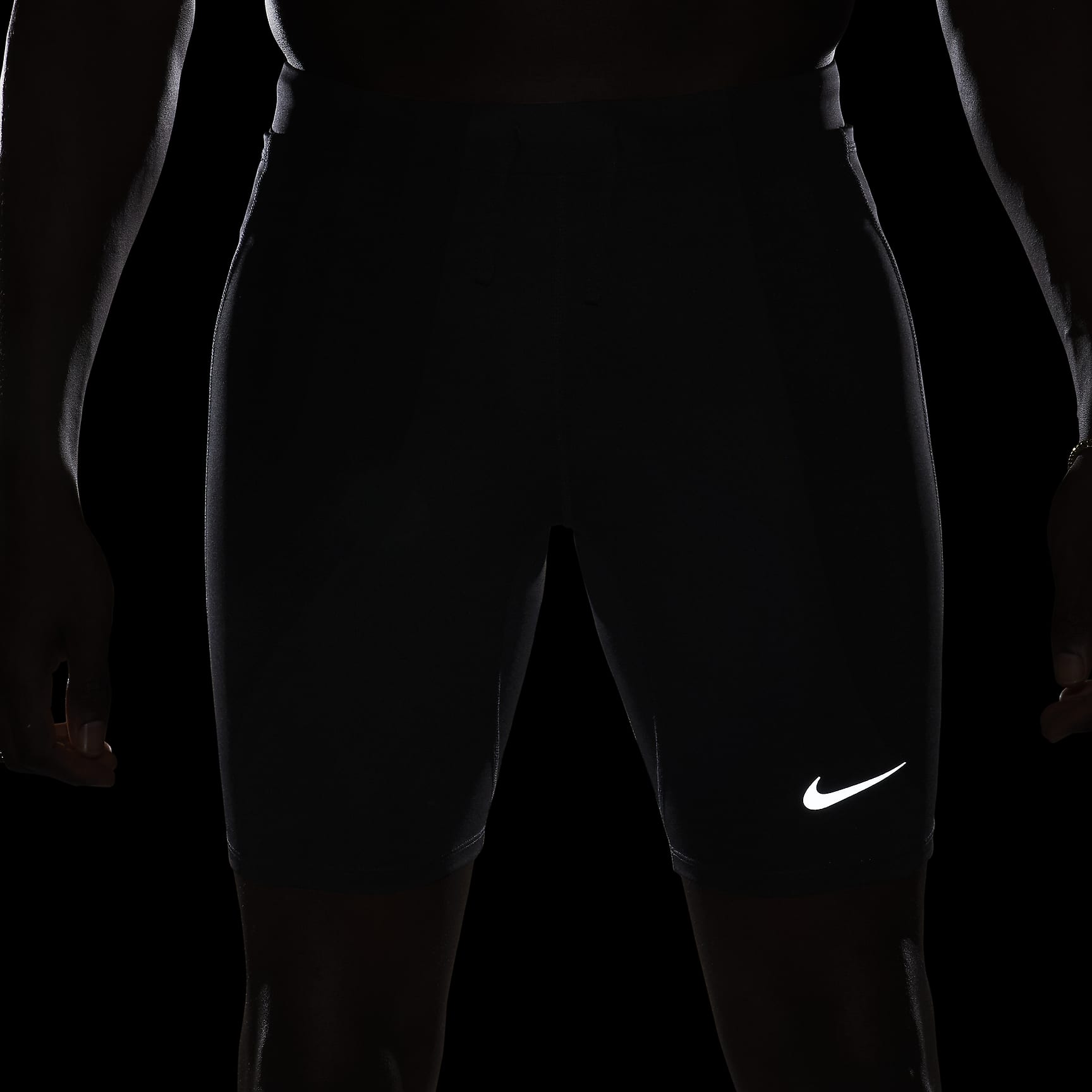 Nike Fast Men's Dri-FIT Brief-Lined Running 1/2-Length Tights