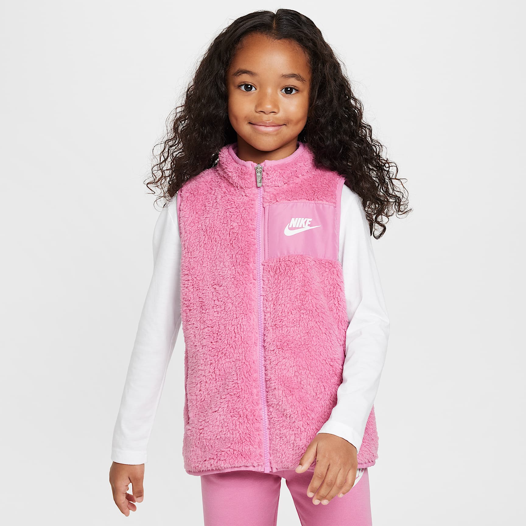 Nike Club Little Kids' Long Sleeve T-Shirt, Vest, and Pants Set
