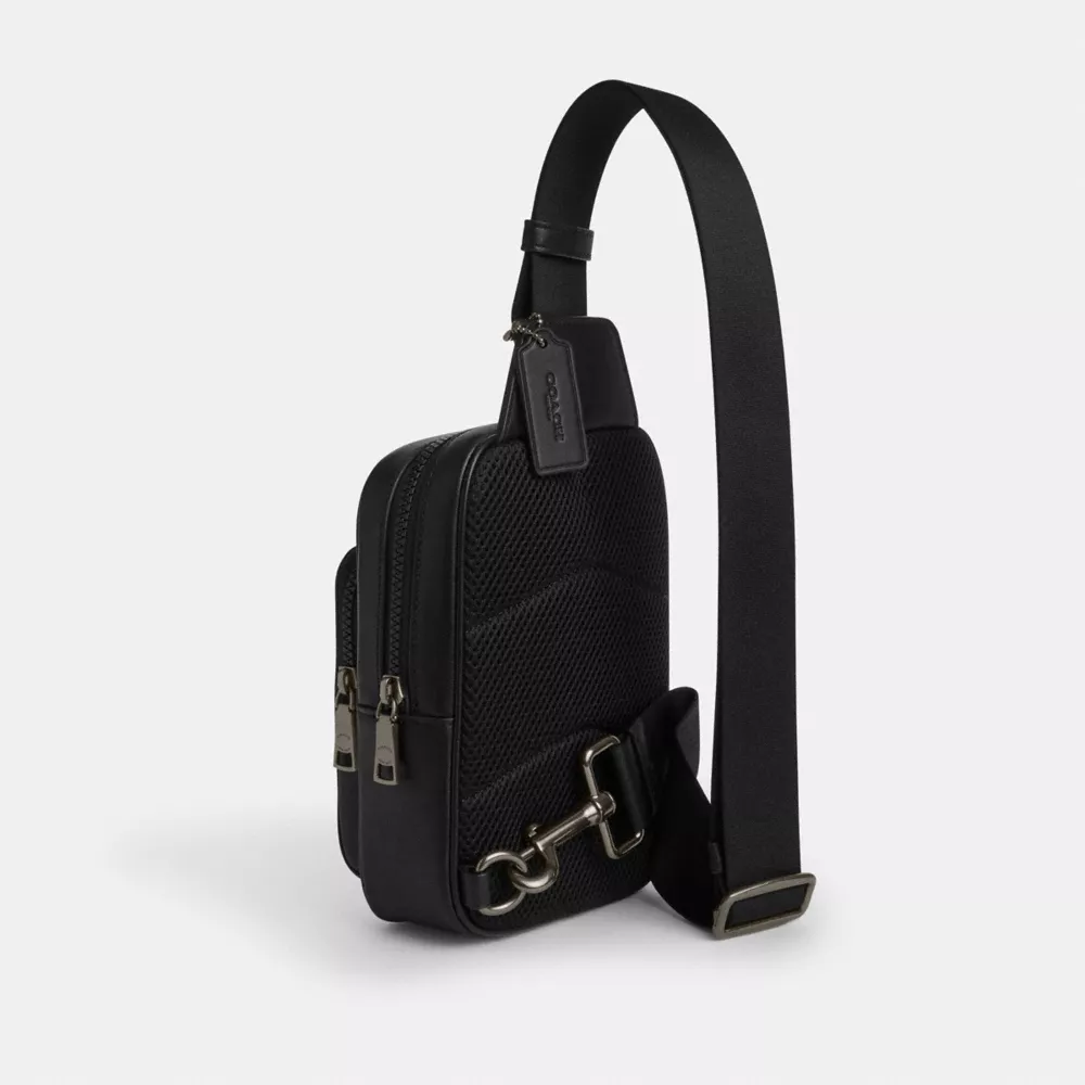 Сумка COACH Racer Sling Pack In Signature Canvas