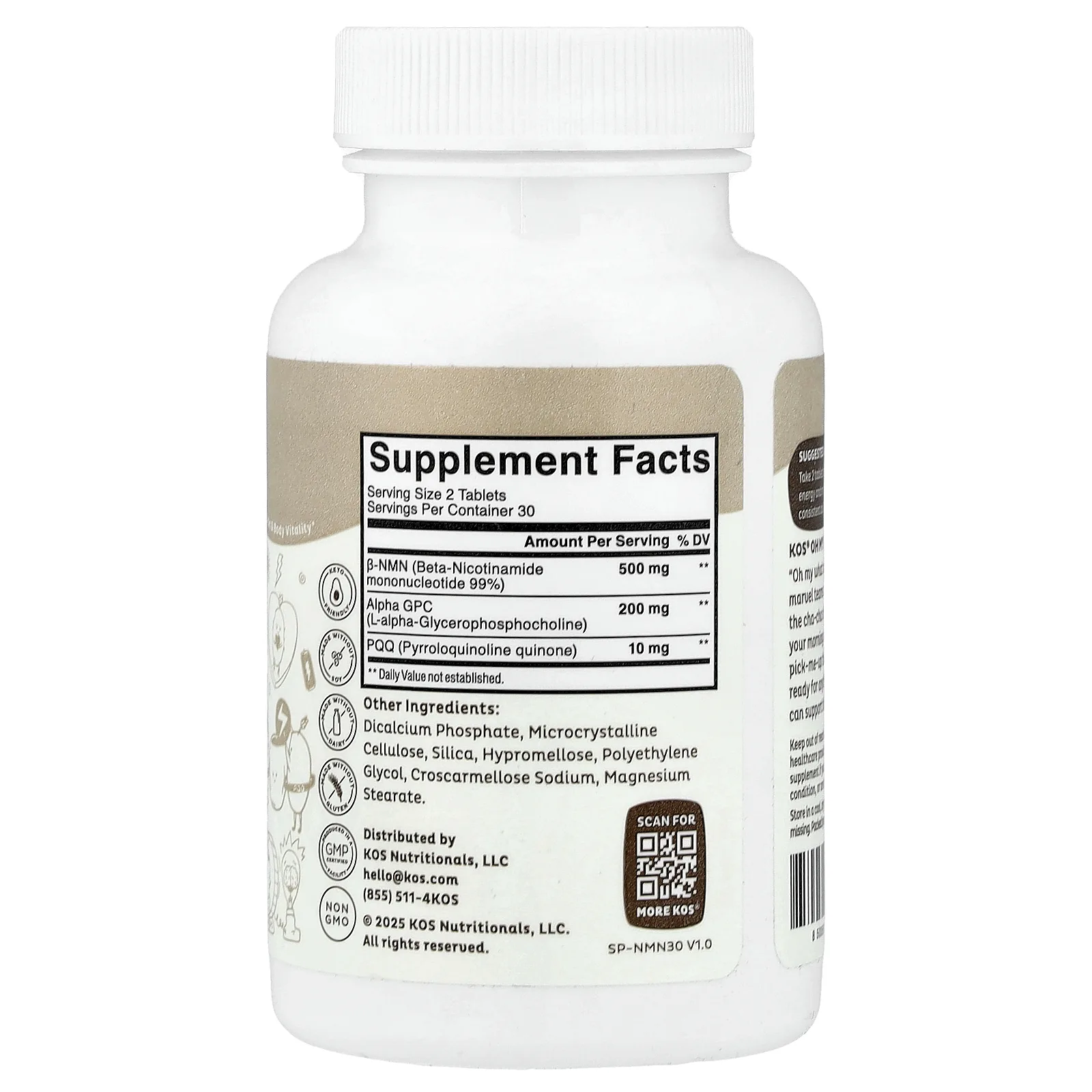 KOS, Oh My NMN!, 60 таблеток
