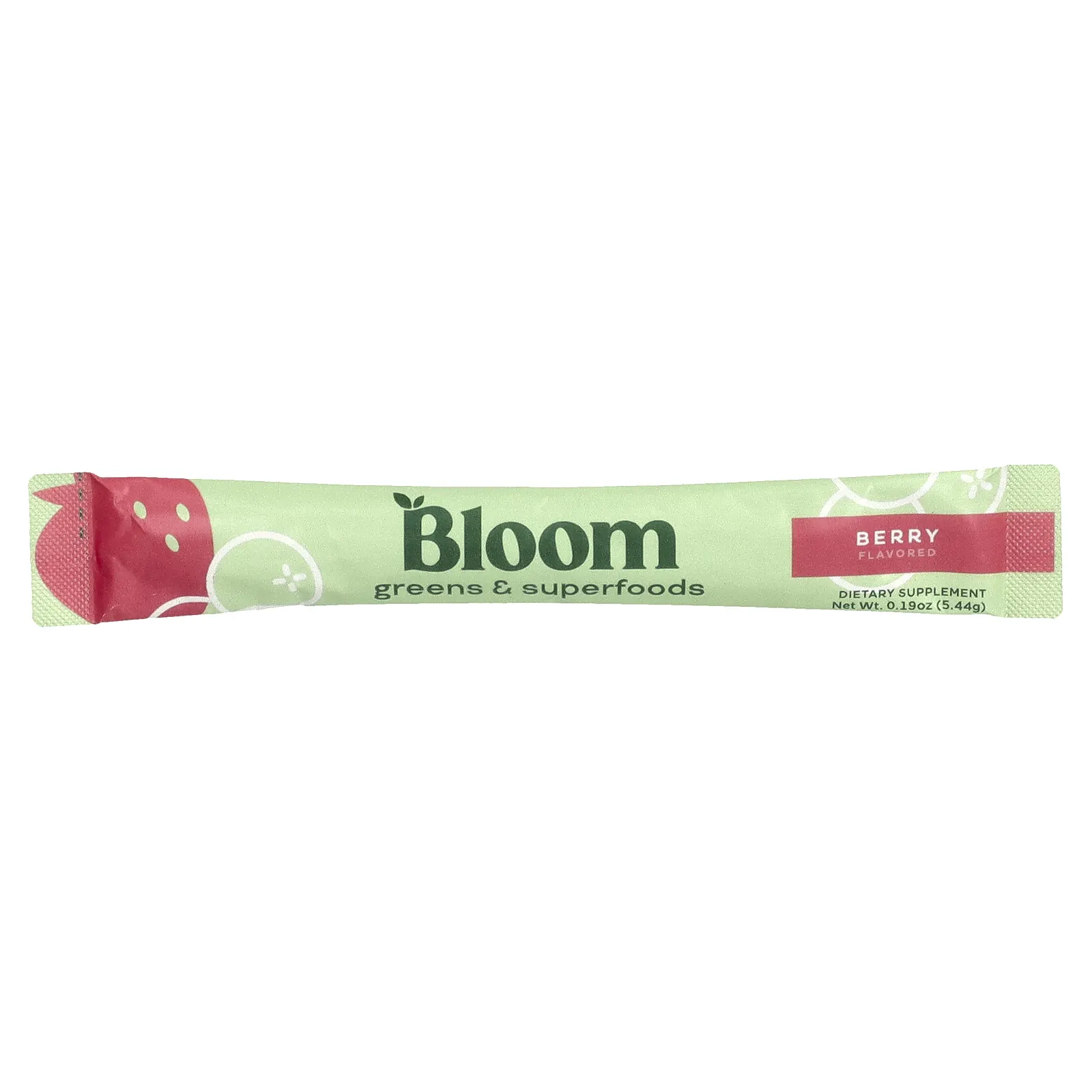 Bloom, Greens & Superfoods, ягоды, 5 пакетиков в стиках по 5,44 г (0,19 унции)