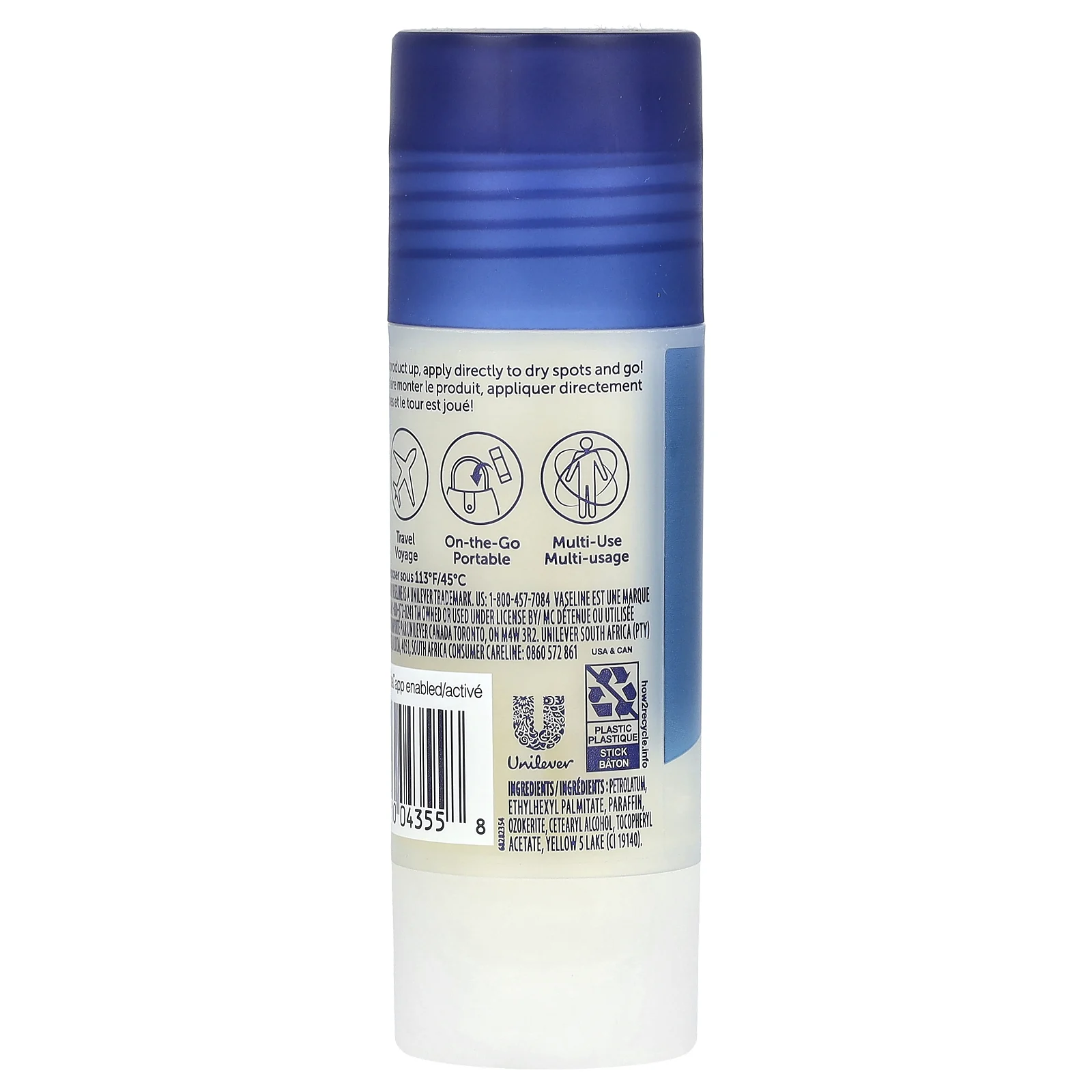 Vaseline, Healing Jelly ™, бальзам для всего тела, без отдушек, 40 г (1,4 унции)