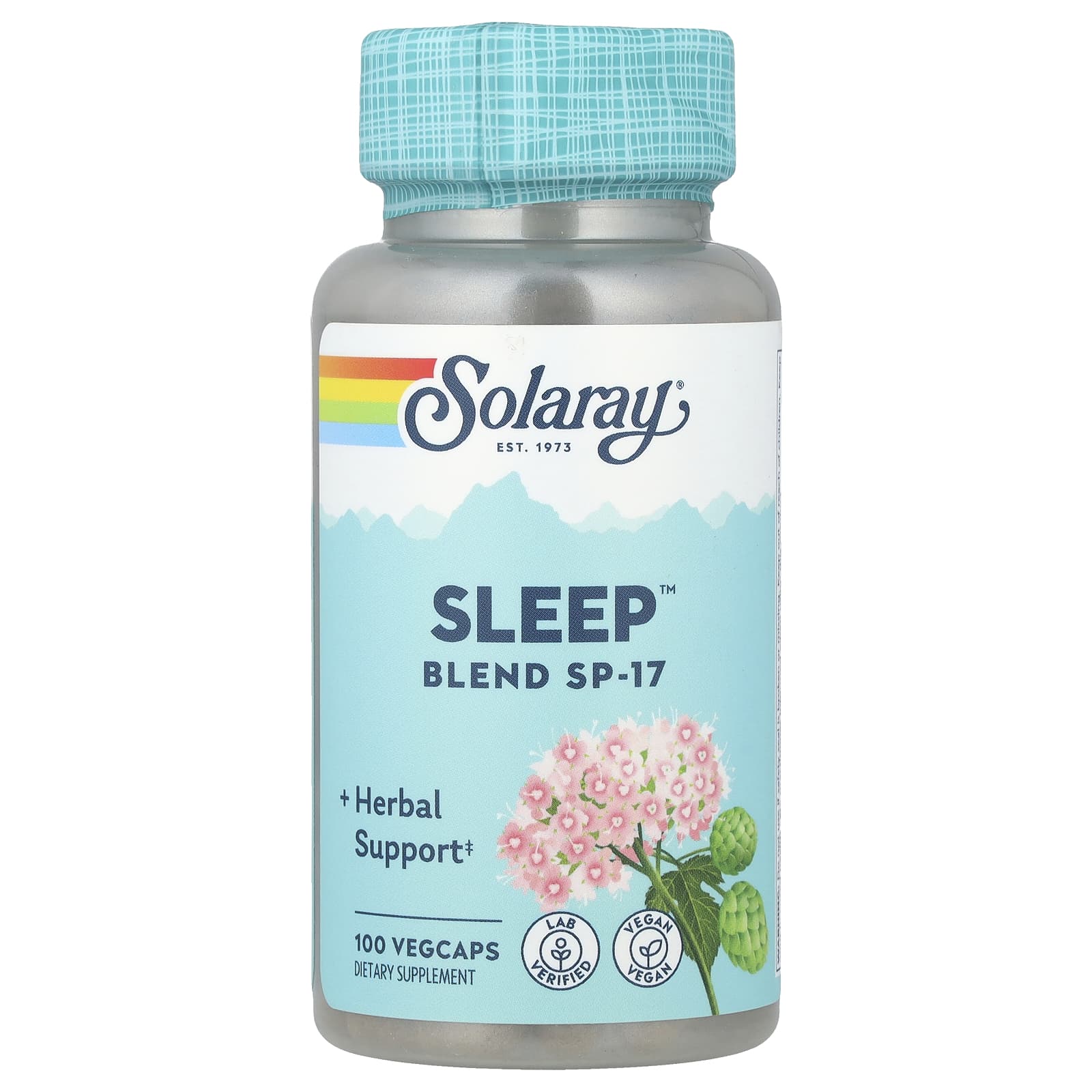 Solaray, Снотворная смесь SP-17, 100 растительных капсул