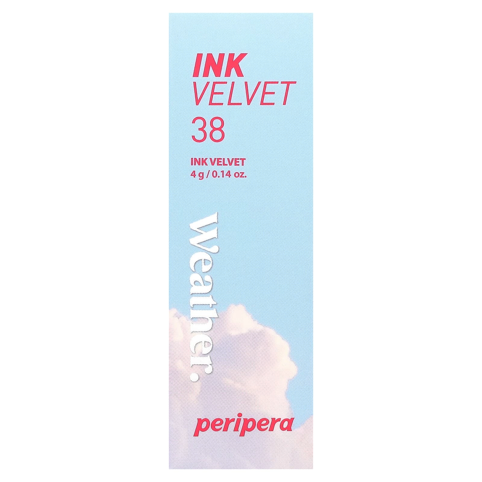 Peripera, Ink Velvet, оттенок для губ, оттенок 38 ярко-розовый, 4 г (0,14 унции)