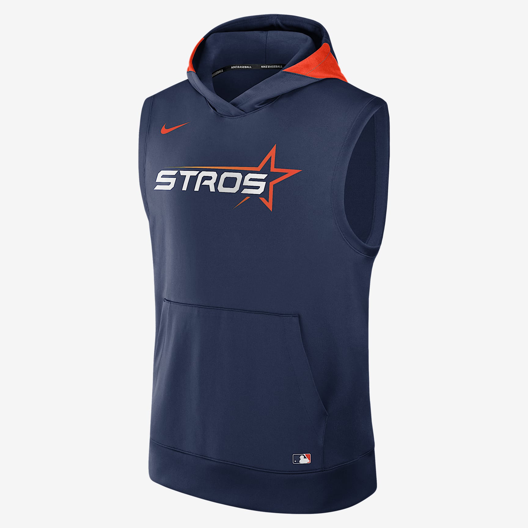 Houston Astros Authentic Collection City Connect Men’s Nike Dri-FIT MLB Sleeveless Pullover Hoodie