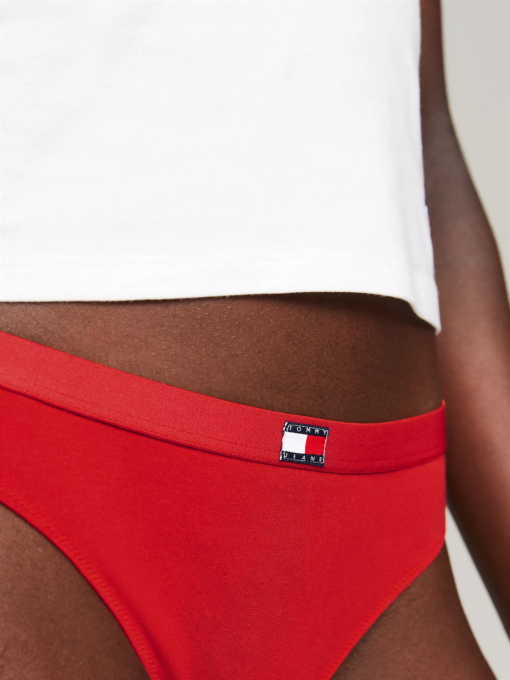 Женское нижнее белье Tommy Hilfiger, Стринги с логотипом флага TJ (набор 5 шт.)